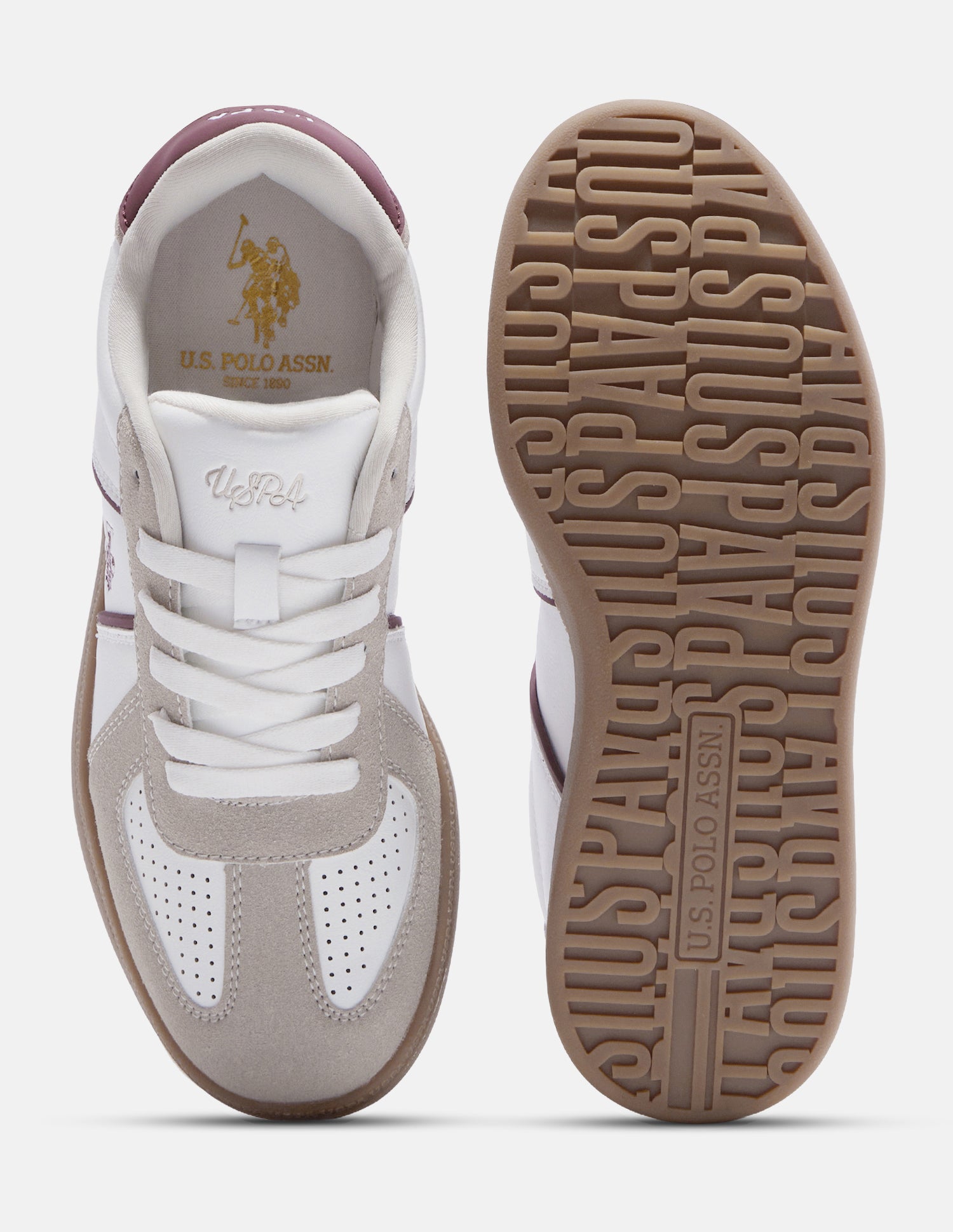 Colour Blocked Paula Sneakers Light Grey - U.S. Polo Assn. India | Large