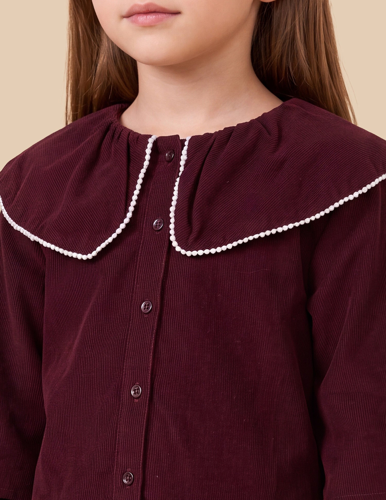 Solid Relaxed Fit Top Maroon - U.S. Polo Assn. India | Large