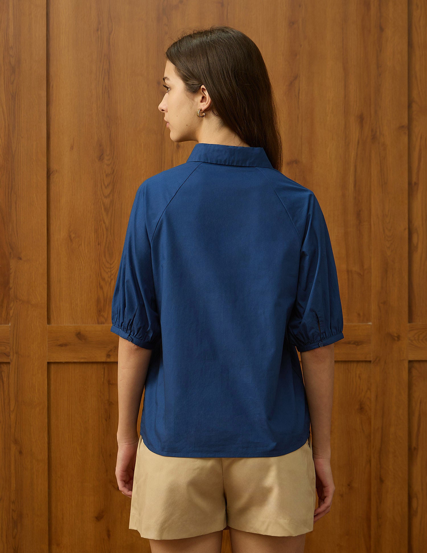 Regular Fit Solid Shirt Blue - U.S. POLO ASSN. | Large