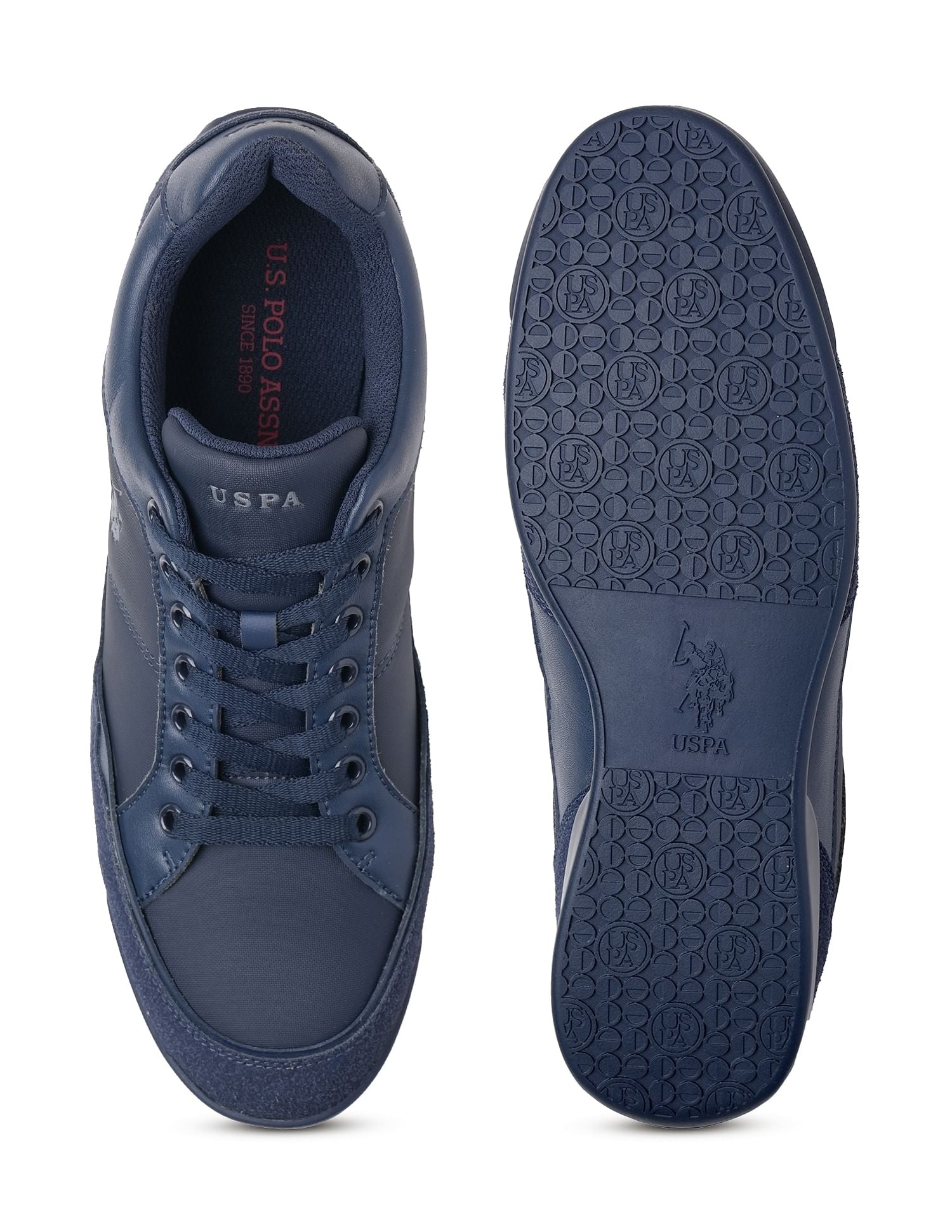 Nadel Suede Casual Shoes Navy - U.S. POLO ASSN. | Large