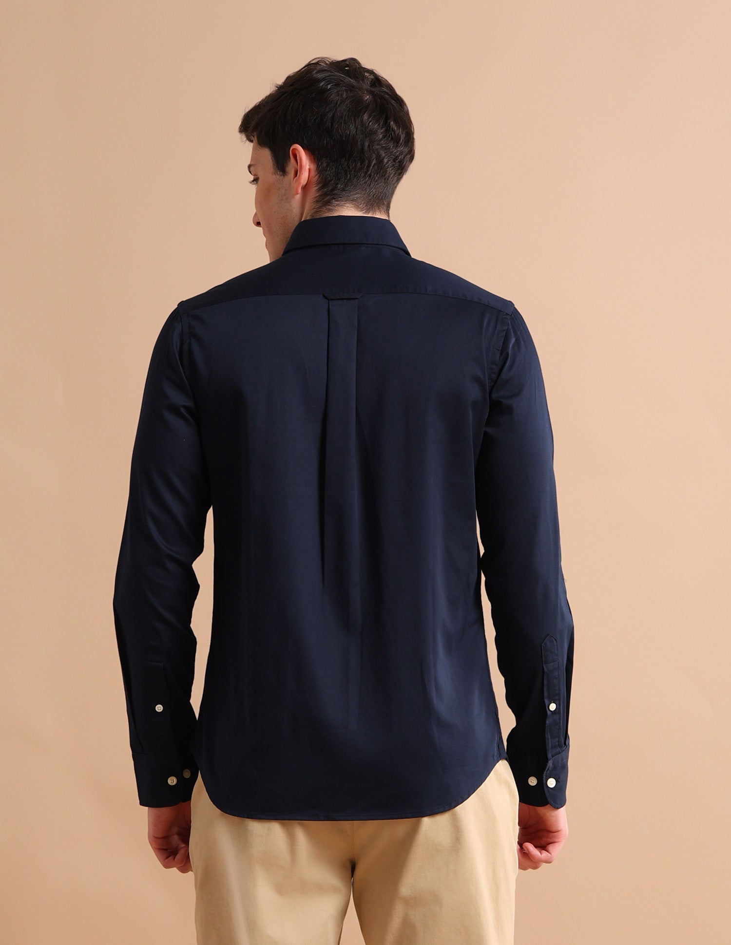 Tailored Satin Shirt Navy - U.S. POLO ASSN. | Large