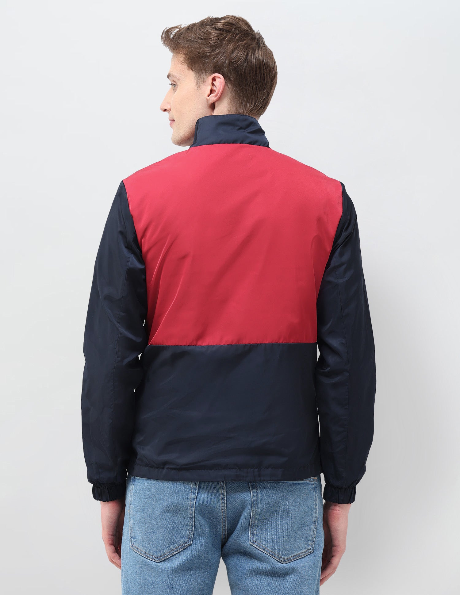 Colour Blocked Windcheater Reversible Jacket Jacket Navy - U.S. POLO ASSN. | Large
