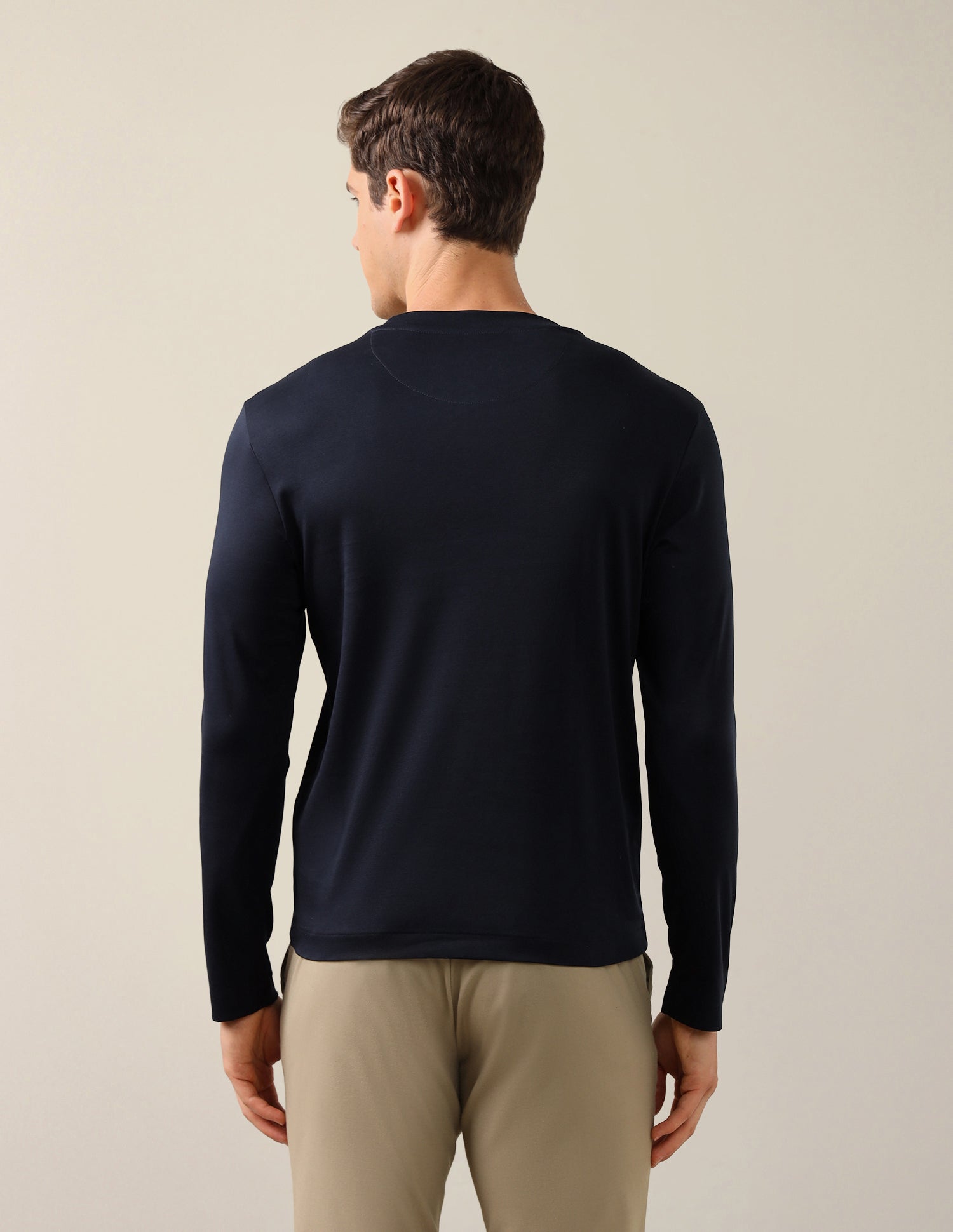 Solid Slim Fit T-Shirt Navy - U.S. Polo Assn. India | Large
