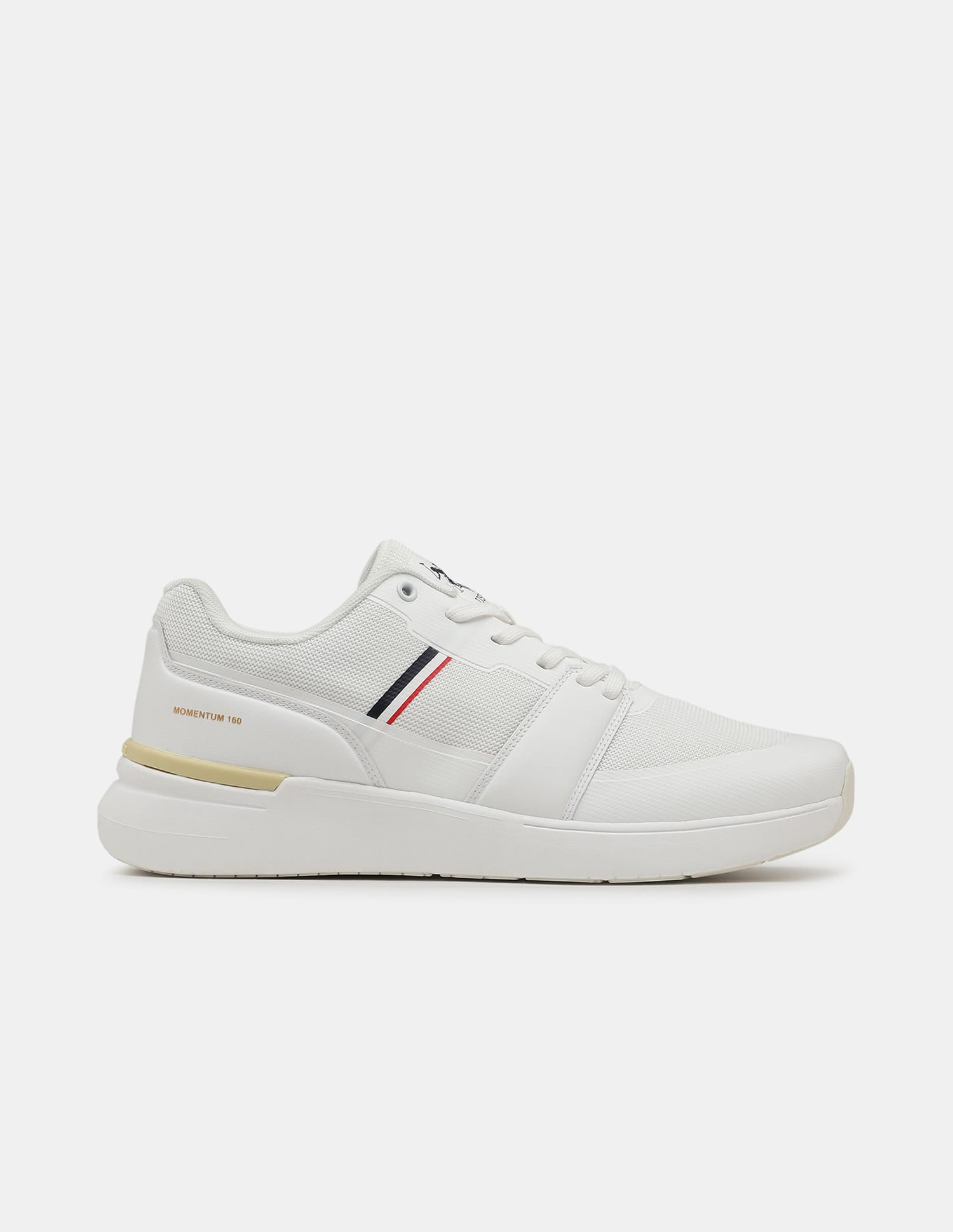 Round Toe Lace Ups Momentum 160 Sneakers White - U.S. Polo Assn. India | Large