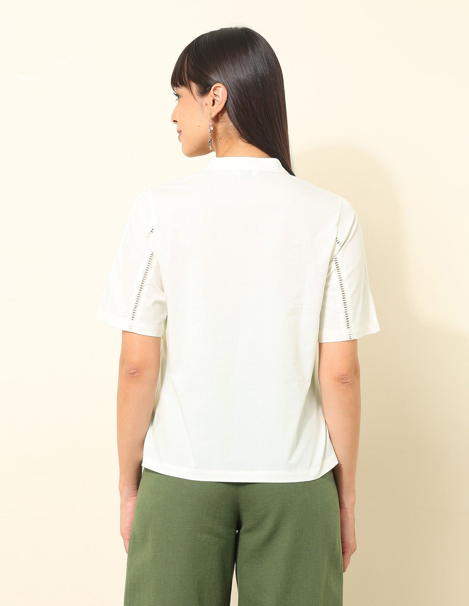 Regular Fit Solid Top Off White - U.S. POLO ASSN. | Large