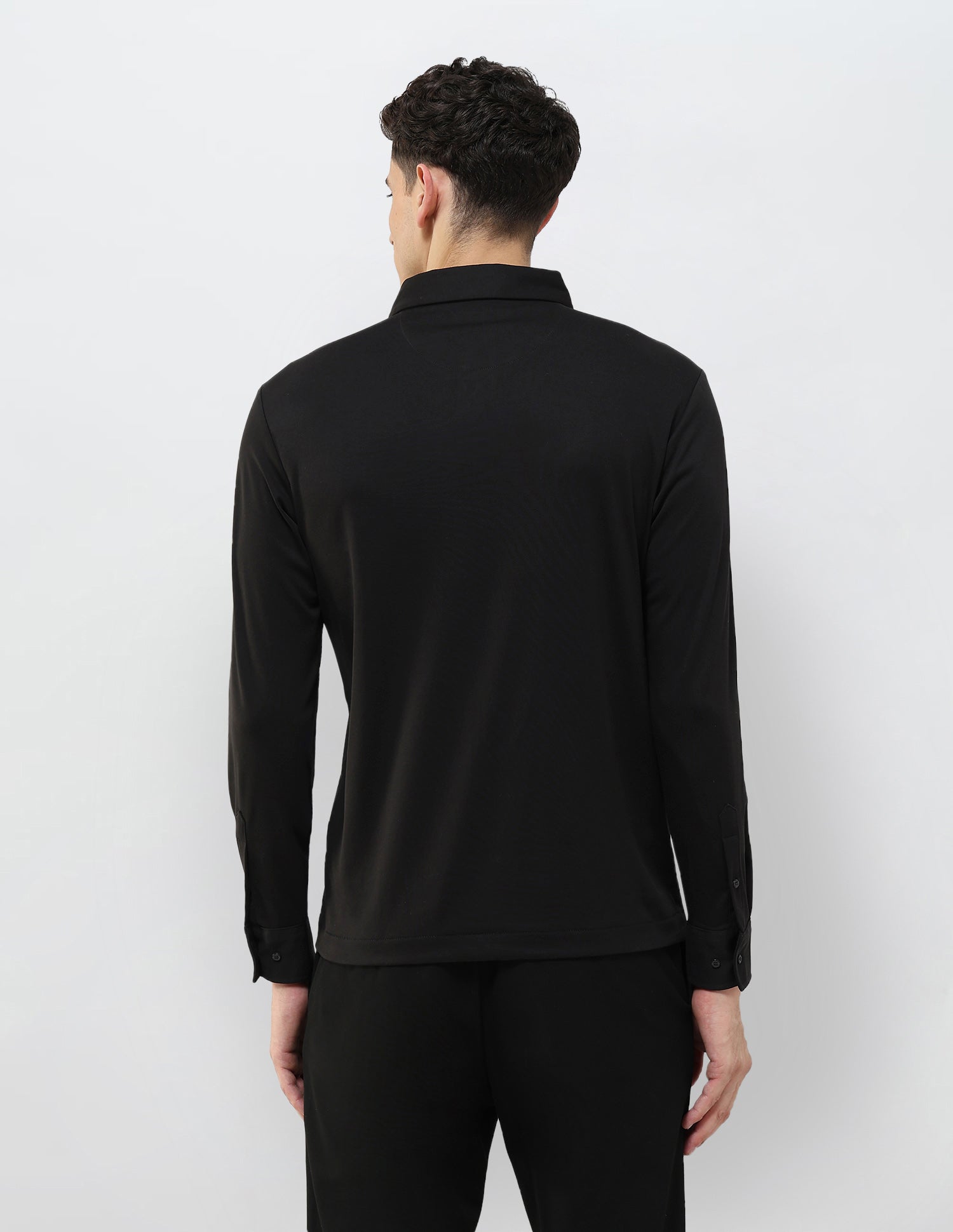 Solid Regular Fit Polo Shirt Black - U.S. POLO ASSN. | Large