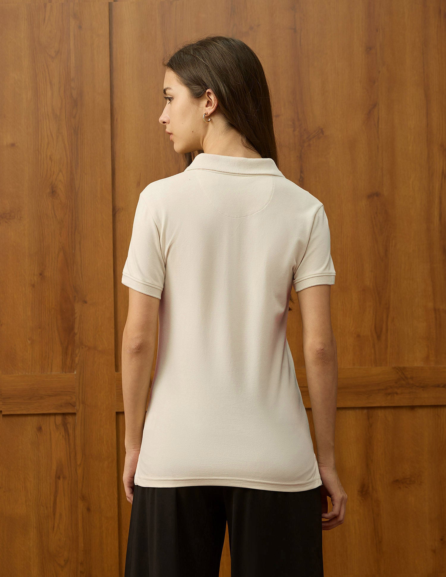 Regular Fit Solid Polo Shirt Ecru - U.S. POLO ASSN. | Large