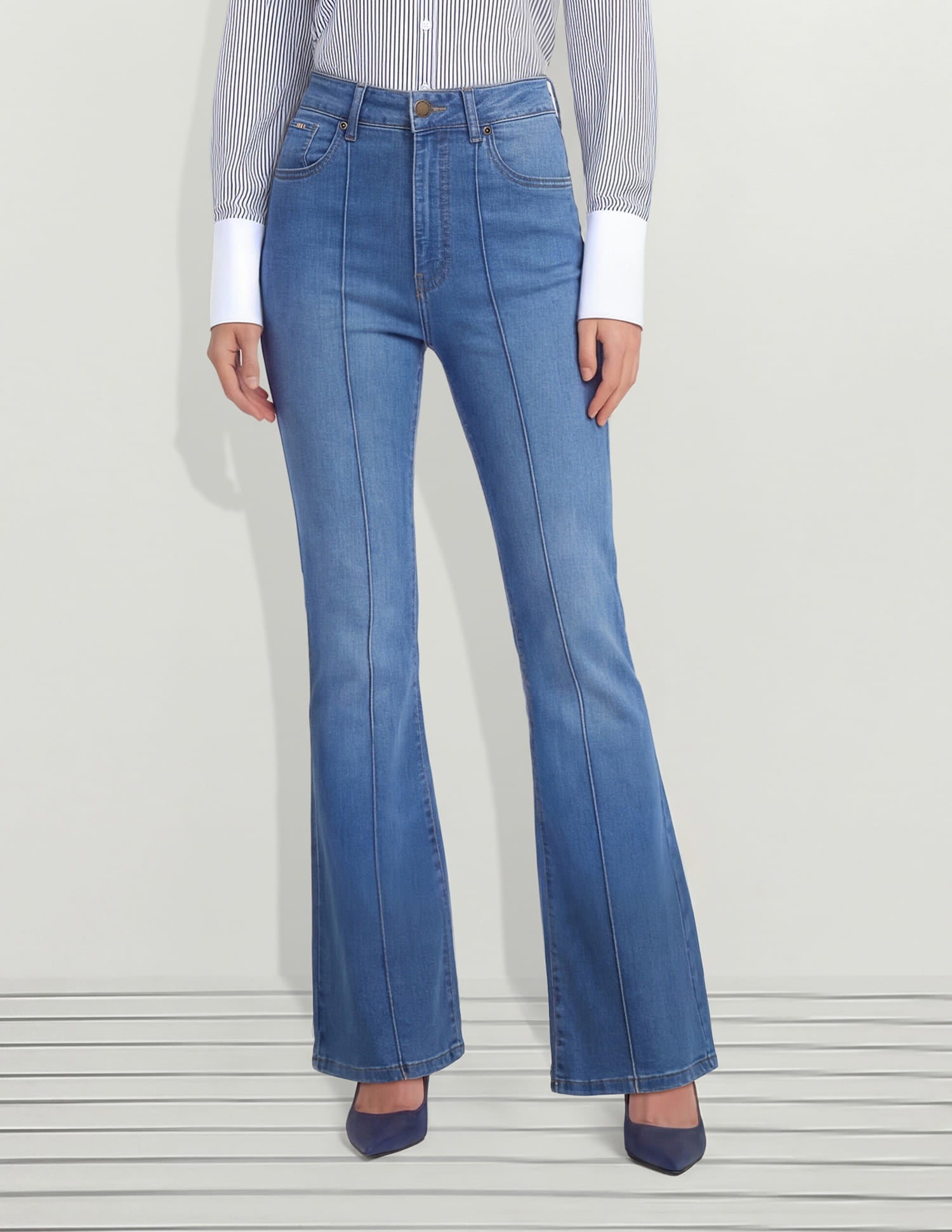 High Rise Bootcut Jeans Blue - U.S. Polo Assn. India | Large