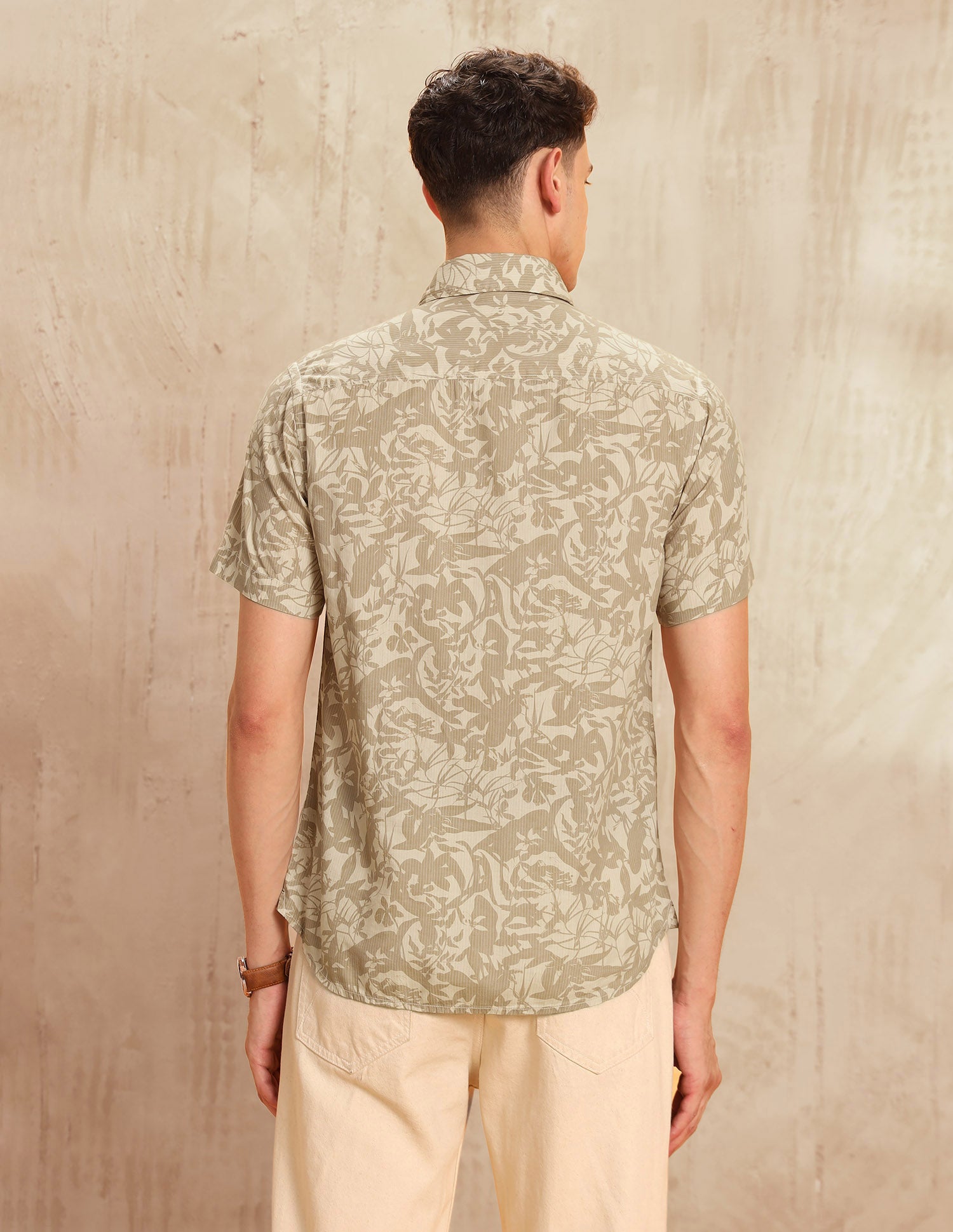 Slim Fit Legend Of Horseshoe Shirt Khaki - U.S. POLO ASSN. | Large