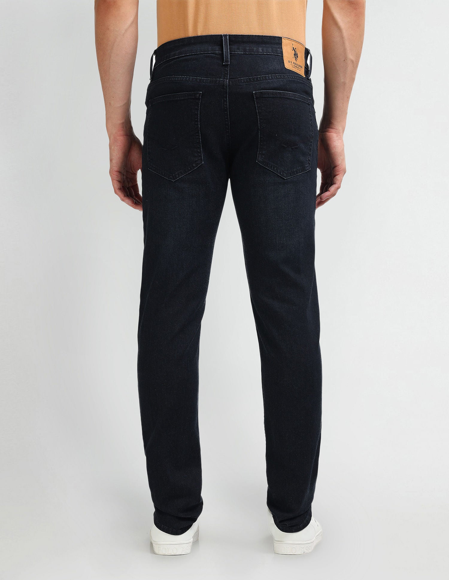 Brandon Slim Tapered Fit Blue Jeans Blue - U.S. Polo Assn. India | Large