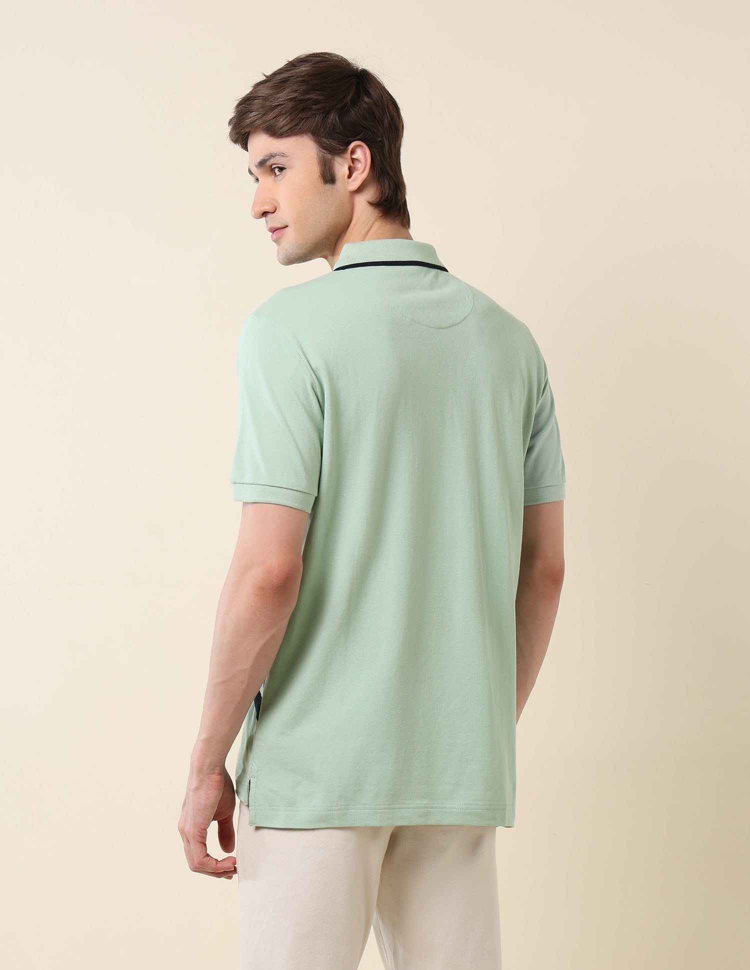 Colourblocked Classic Polo Shirt Light Green - U.S. POLO ASSN. | Large