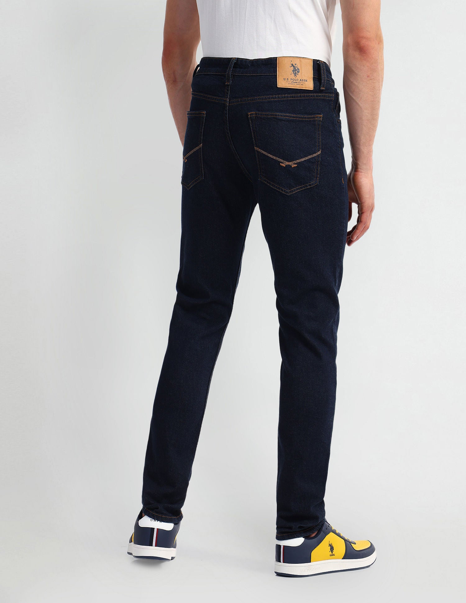 Brandon Slim Fit Blue Jeans Navy - U.S. Polo Assn. India | Large