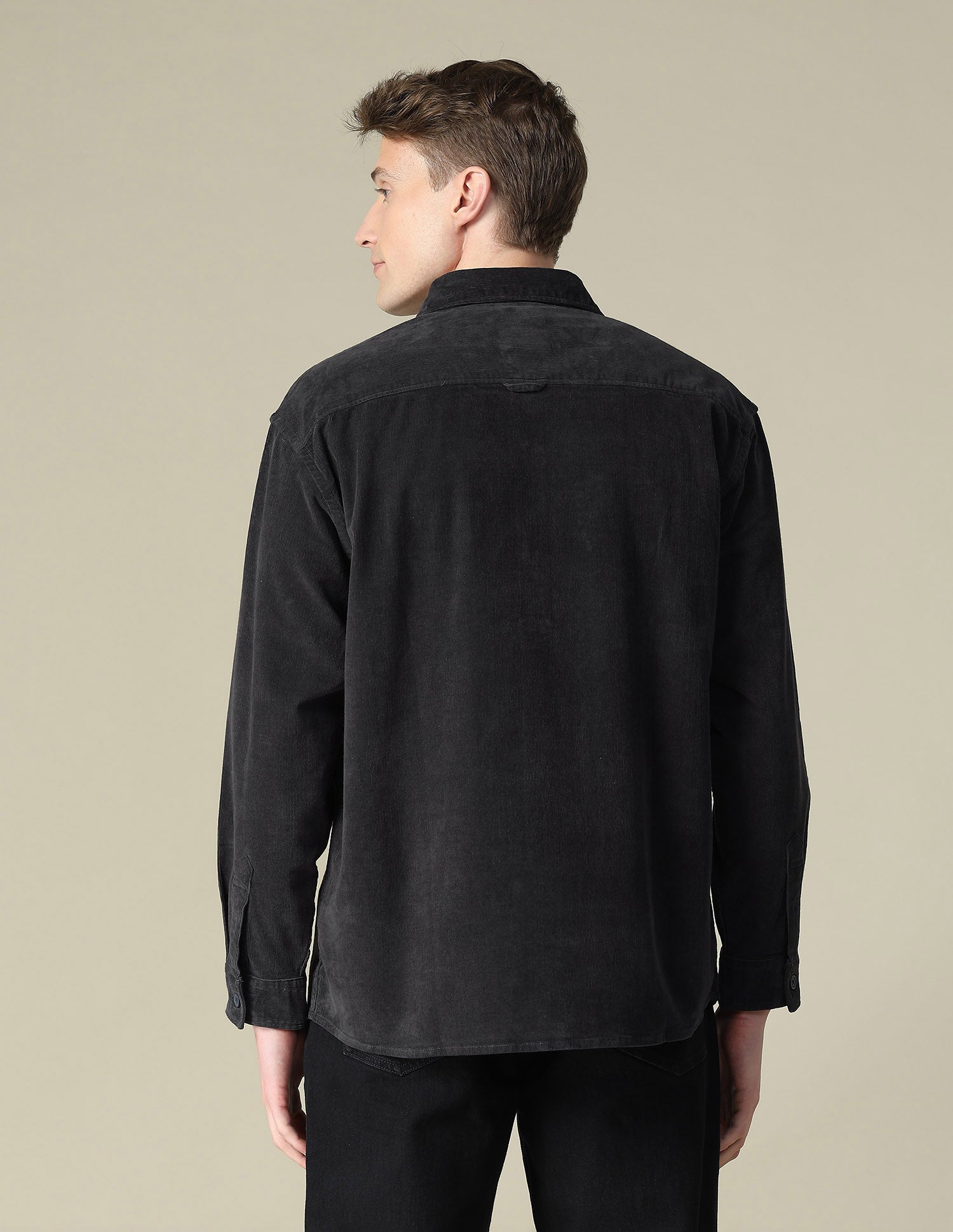 Solid Regular Fit Shirt Black - U.S. Polo Assn. India | Large