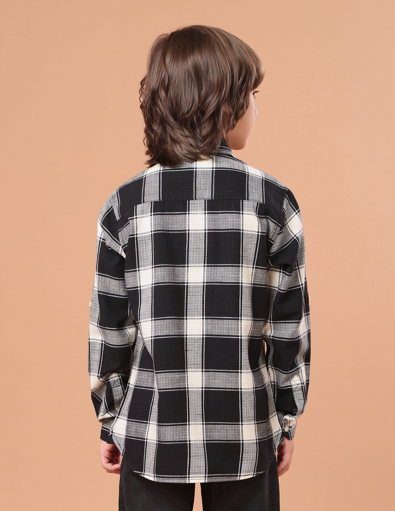 Tartan Checked Regular Fit Shirt Black - U.S. Polo Assn. India | Large