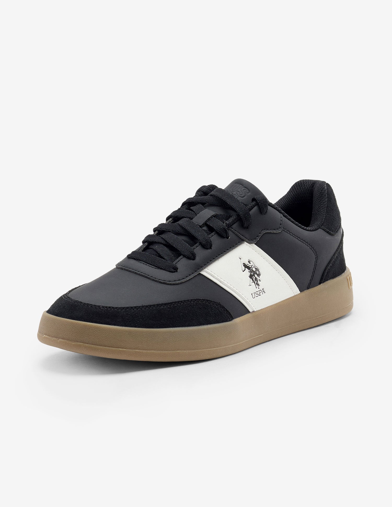 Carson Colour Blocked Sneakers Black - U.S. Polo Assn. India | Large