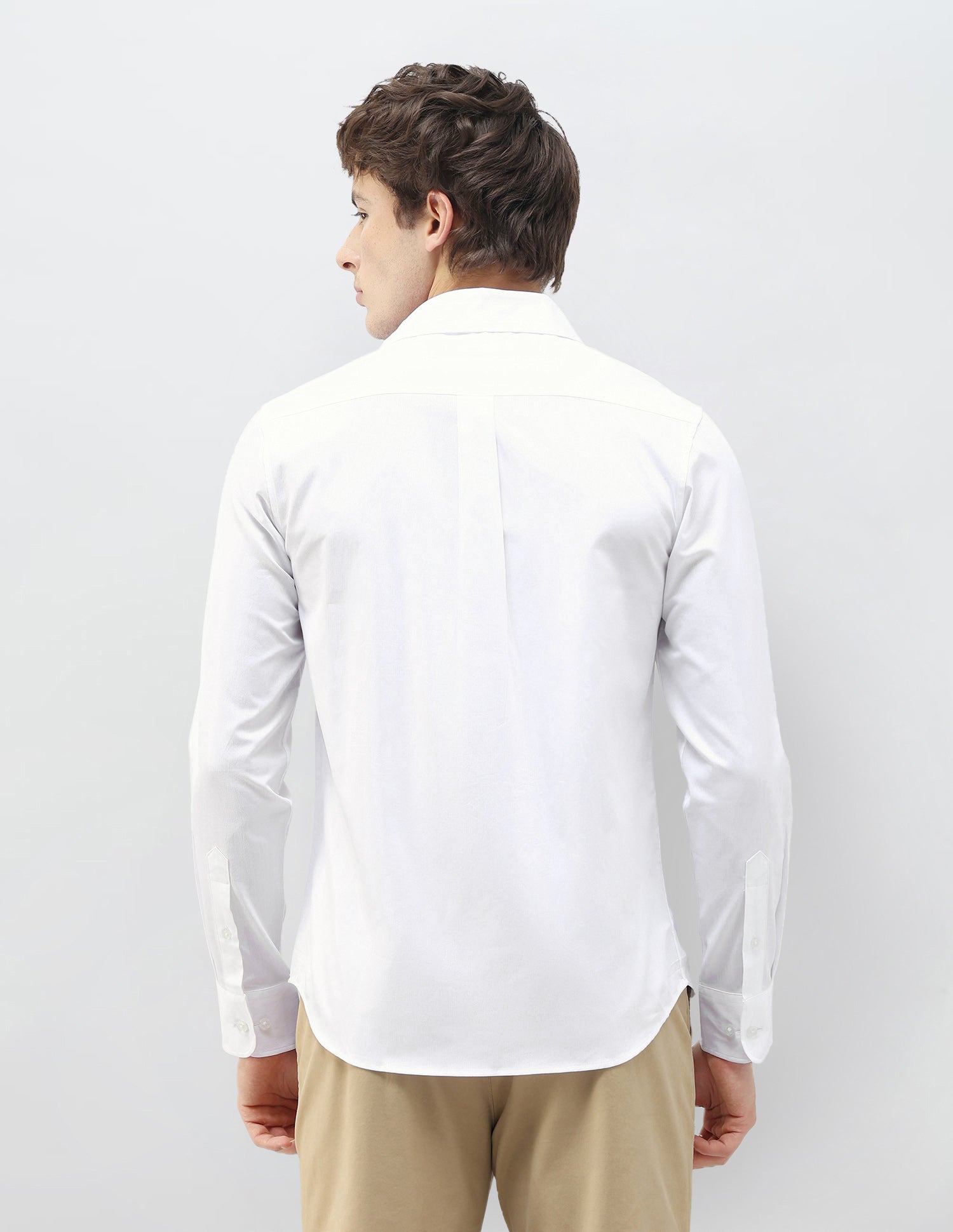 Premium Whites Tailored Fit Shirt White - U.S. Polo Assn. India | Large