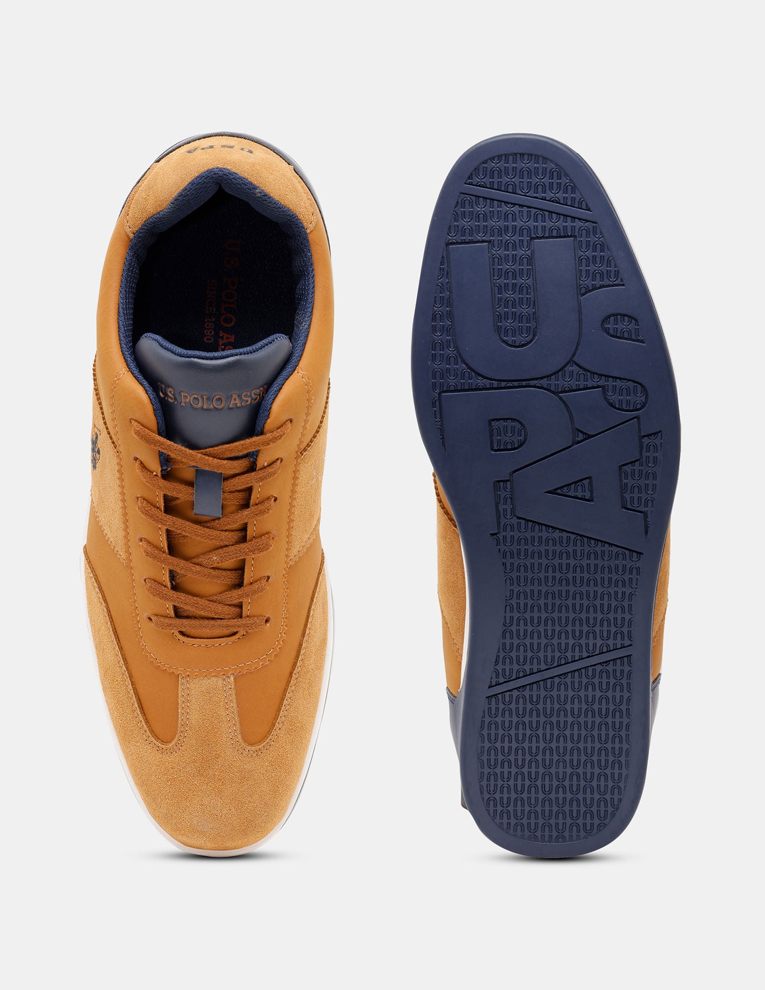 Men Jonny Smart Casuals Sneakers Tan - U.S. POLO ASSN. | Large