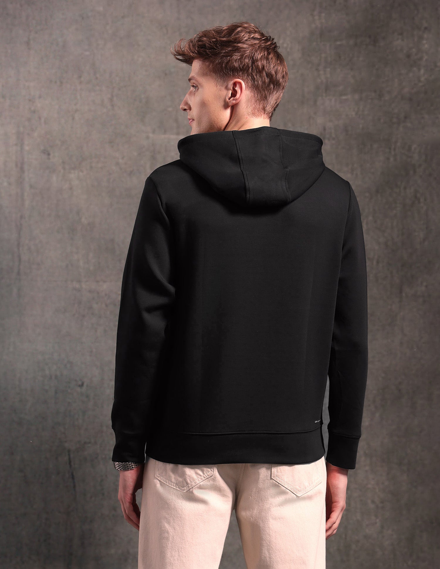 Brand Printed Black & Gold Sweatshirt Black - U.S. POLO ASSN. | Large