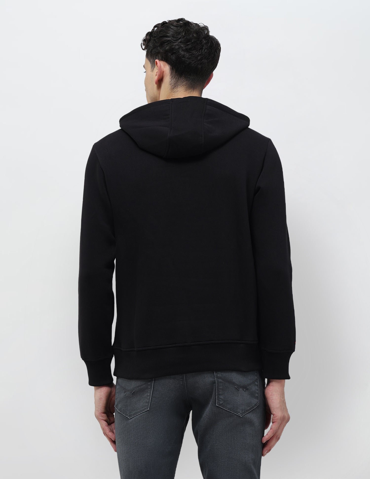 Graphic Printed Regular Fit Sweatshirt Black - U.S. POLO ASSN. | Large