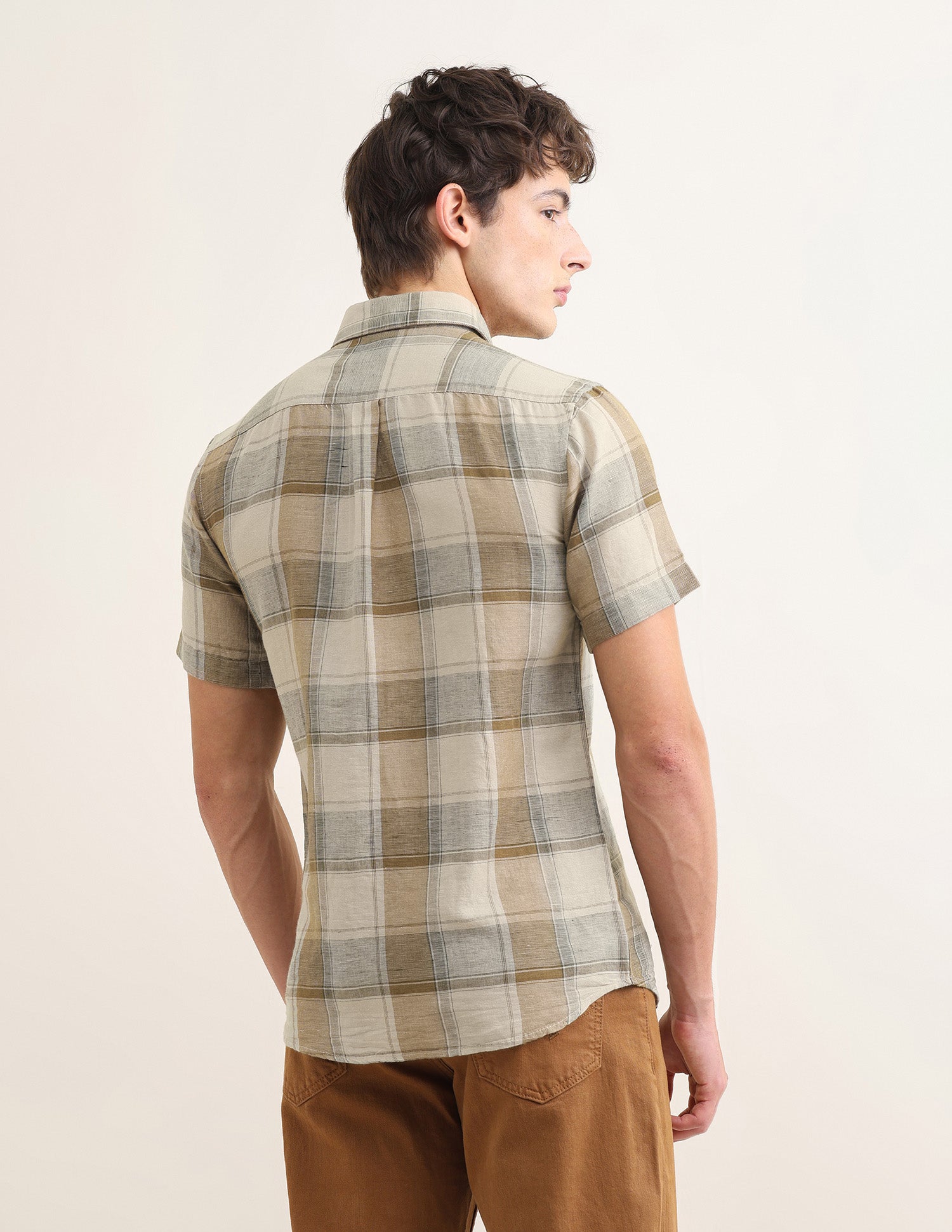 Sotogrande Regular Fit Shirt Brown - U.S. Polo Assn. India | Large