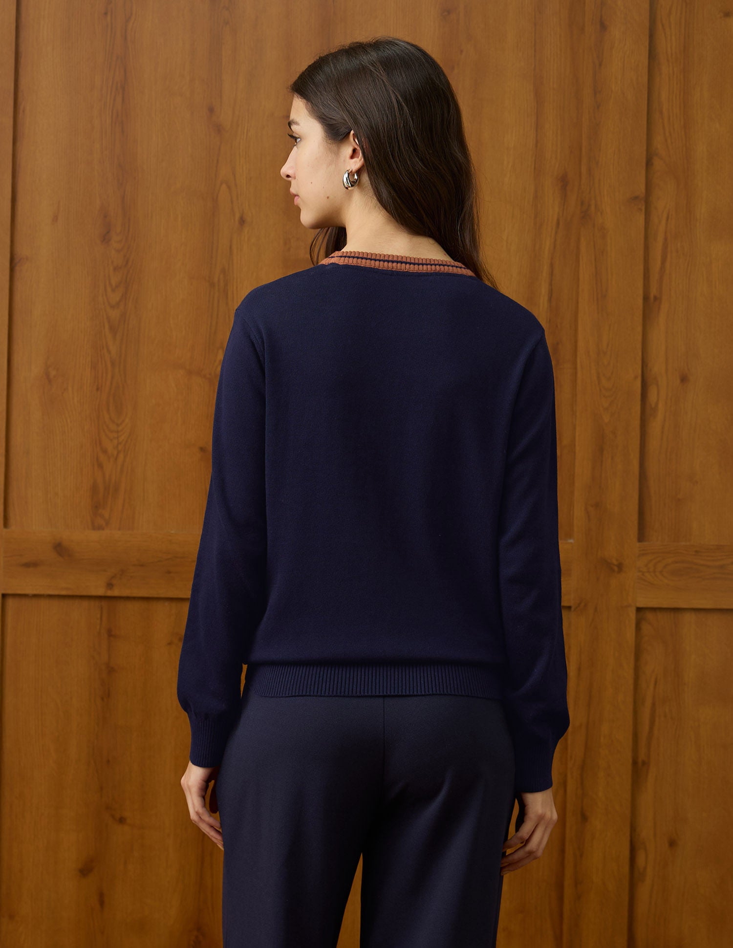 Solid Relaxed Fit Sweater Blue - U.S. POLO ASSN. | Large