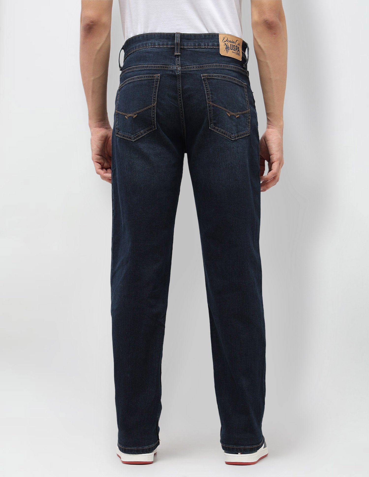 Shawn Relaxed Fit Blue Jeans Indigo - U.S. Polo Assn. India | Large
