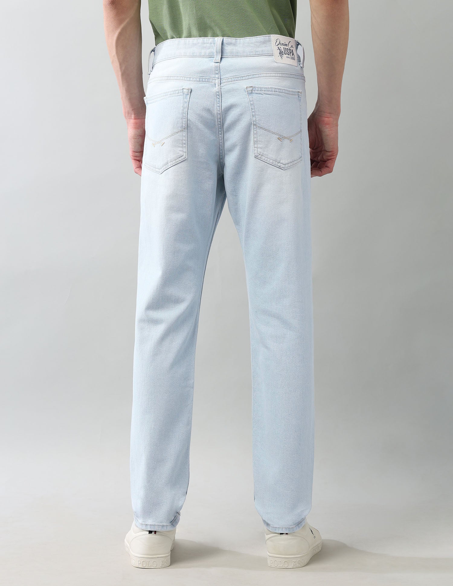 Vintage Brandon Slim Tapered Fit Blue Jeans Blue - U.S. Polo Assn. India | Large