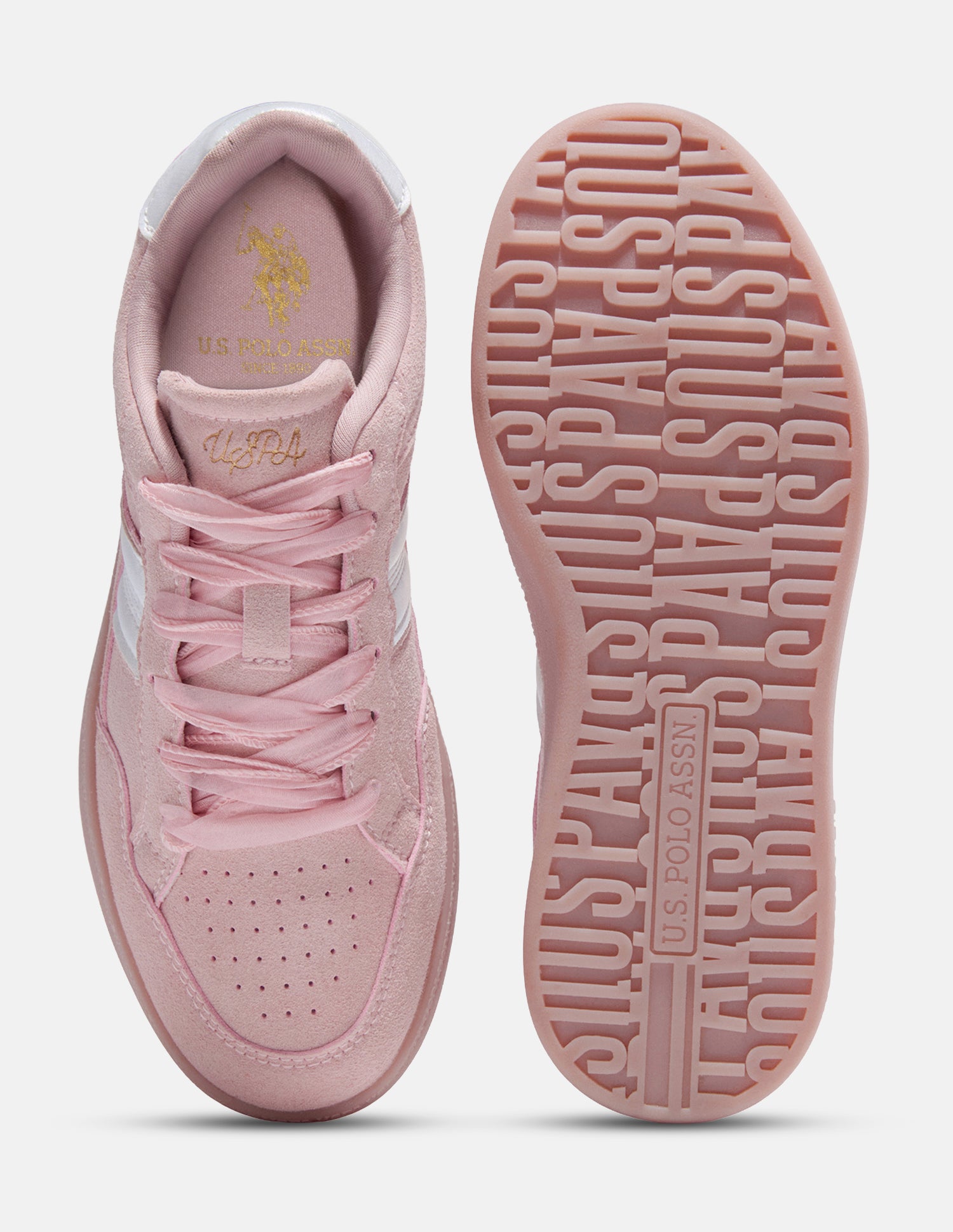 Urvi Round Toe Sneakers Pink - U.S. Polo Assn. India | Large