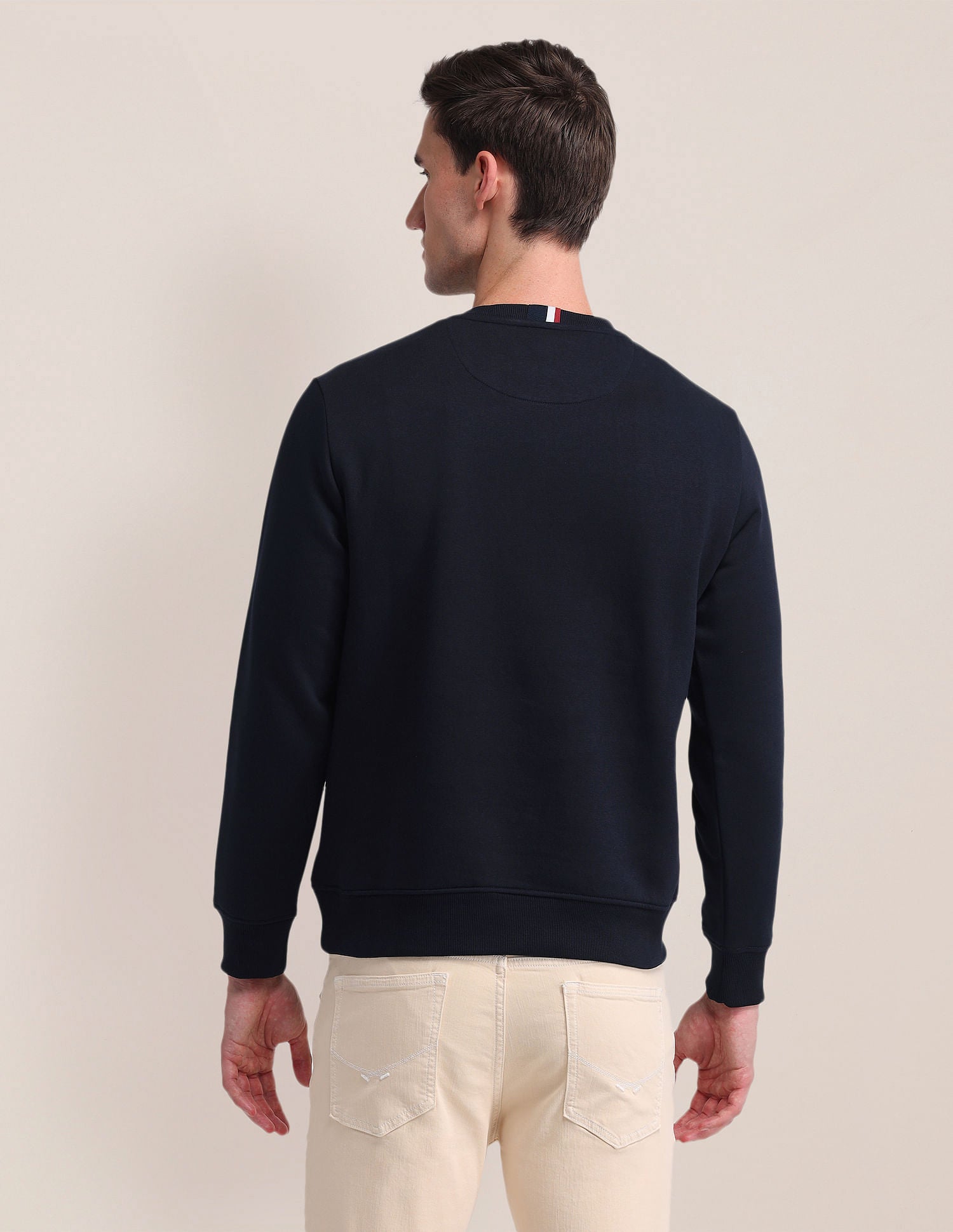 Regular Fit Embroidered Sweatshirt Blue - U.S. POLO ASSN. | Large