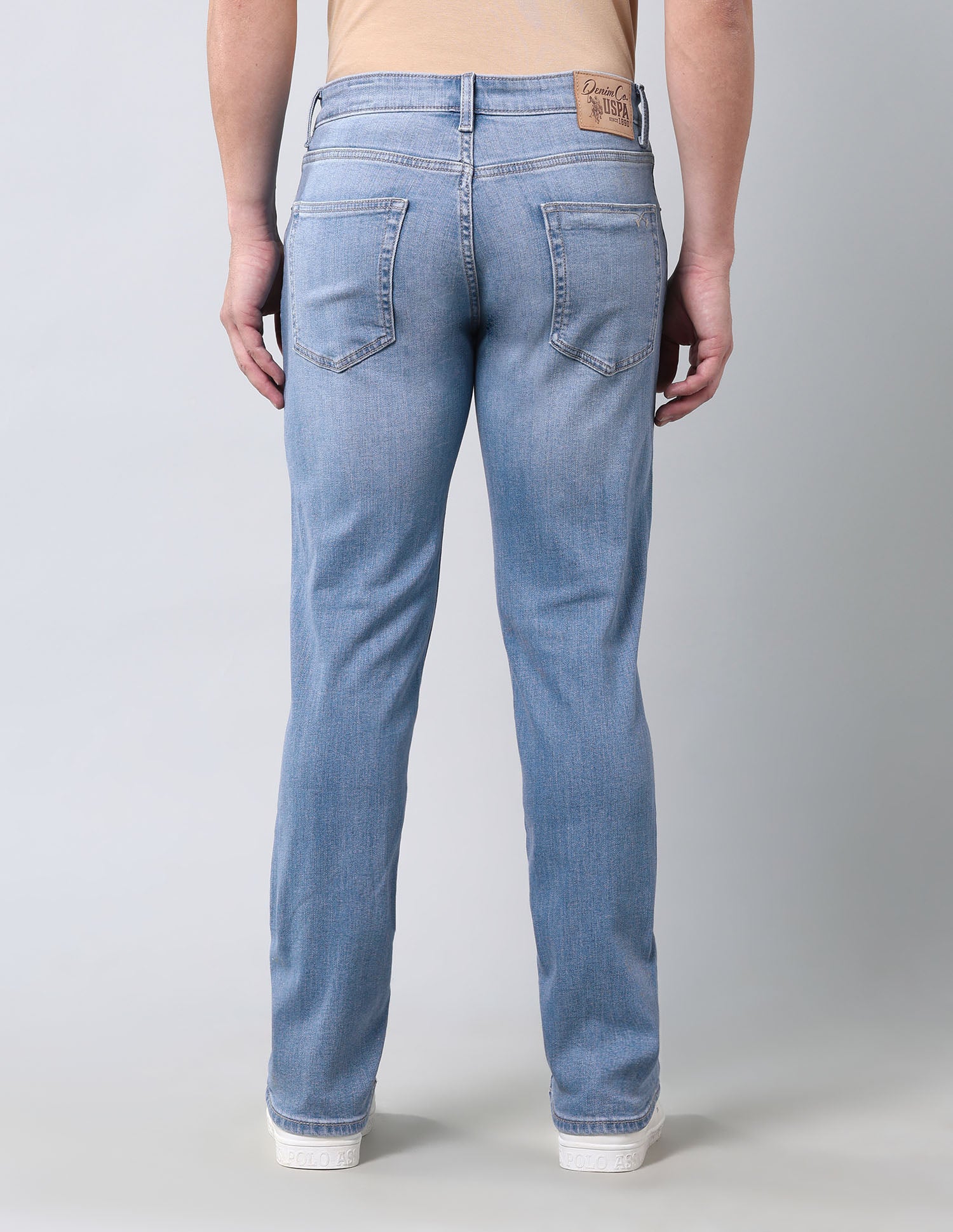 Mid Rise Harold Slim Straight Fit Jeans Blue - U.S. POLO ASSN. | Large