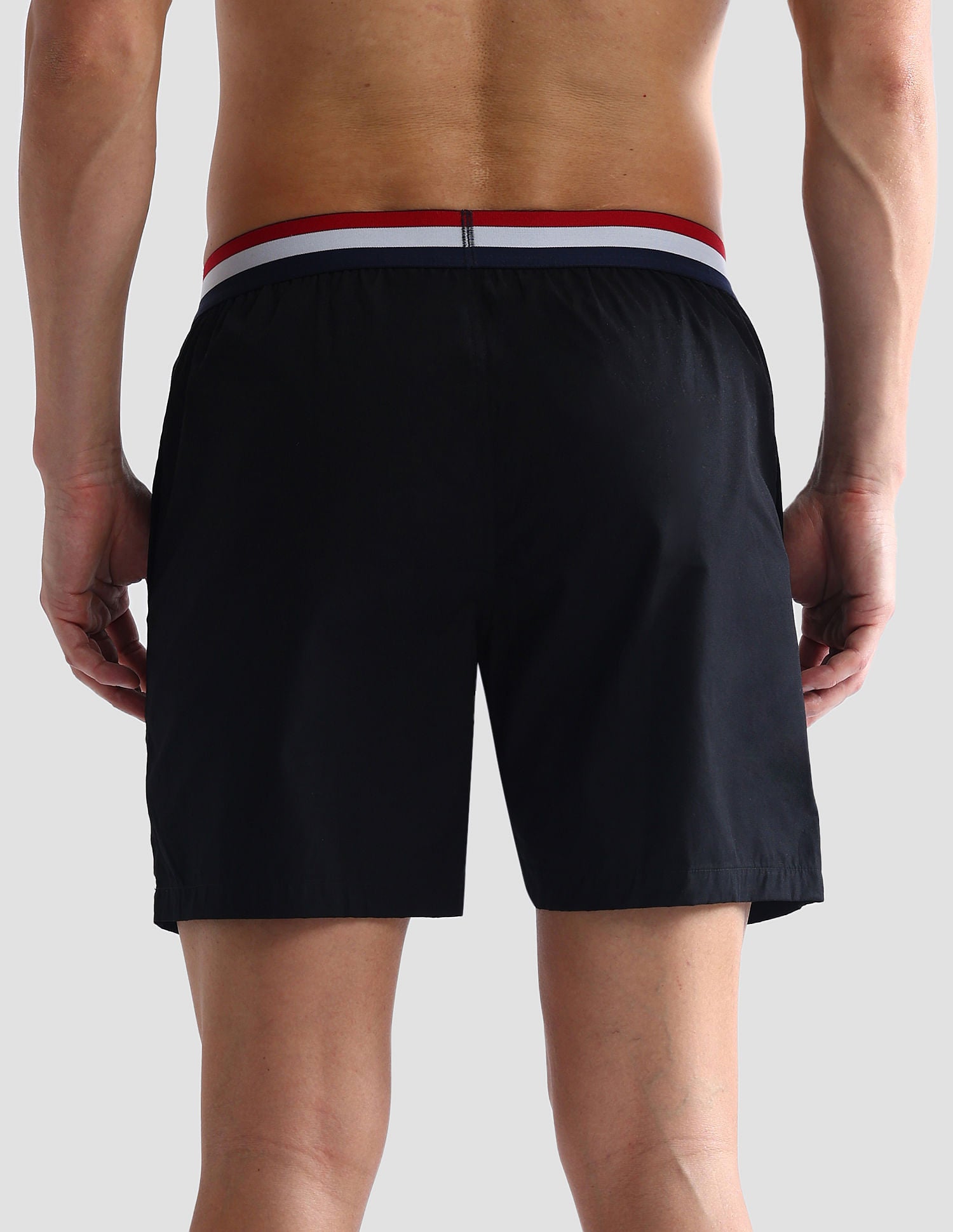 Mid Rise Pure Cotton Boxers IYBE-002-PL Black - U.S. POLO ASSN. | Large