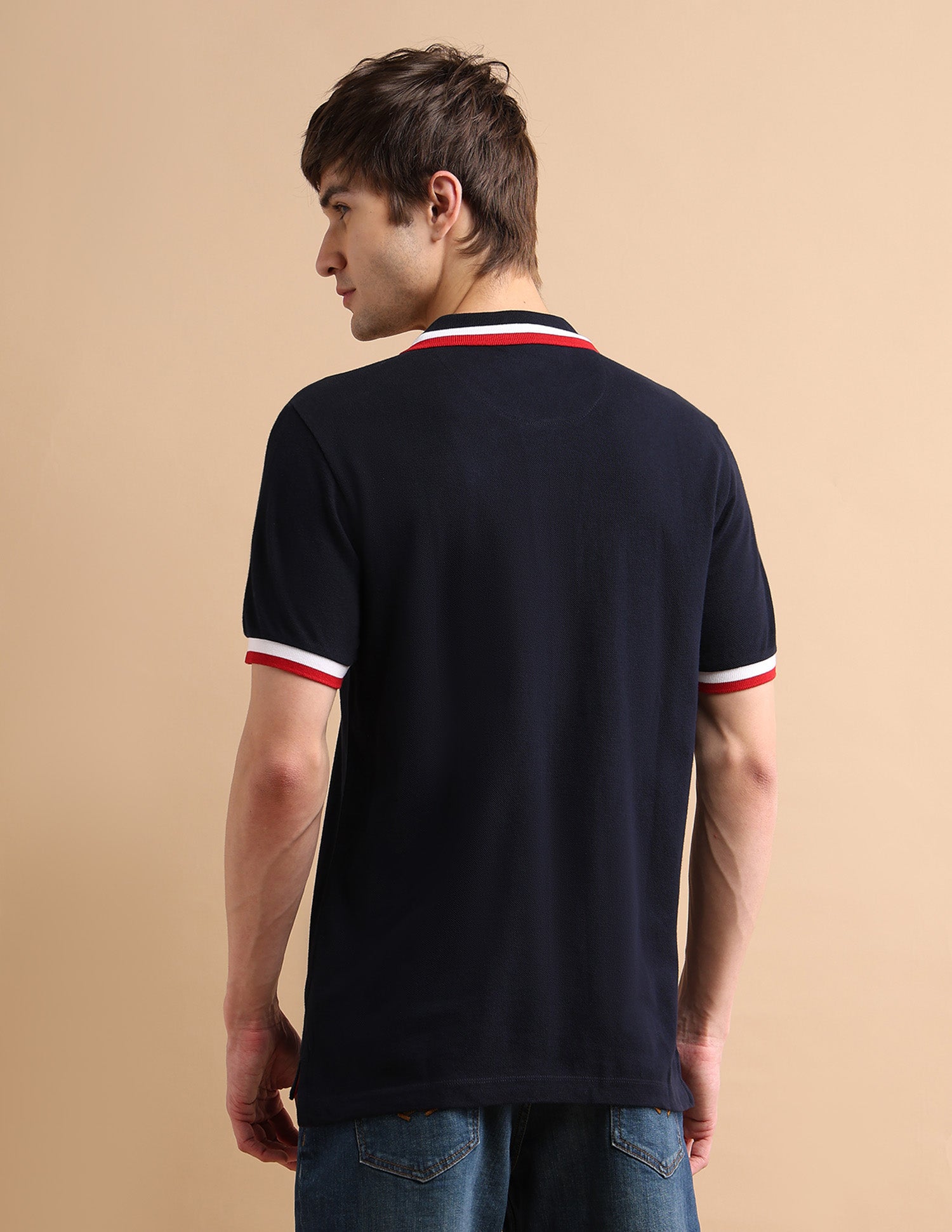 Heritage Tipped Polo Shirt Navy - U.S. POLO ASSN. | Large