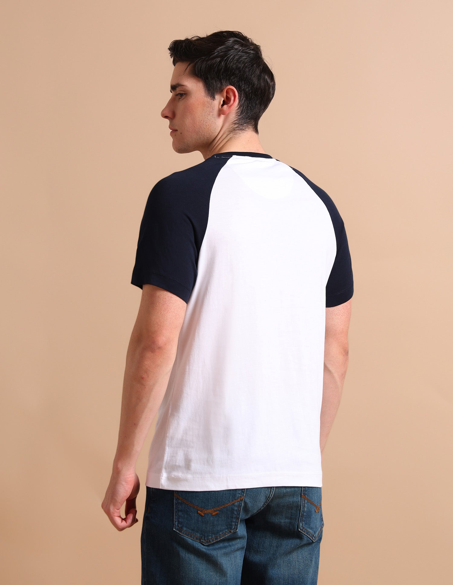 Varsity Colour Block T-Shirt White - U.S. POLO ASSN. | Large