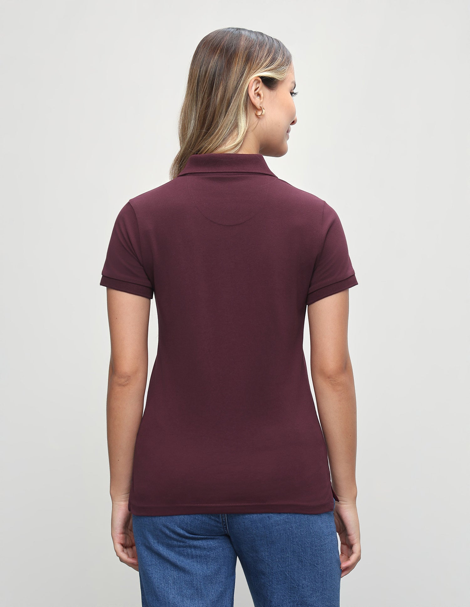 Solid Regular Fit Polo Shirt Purple - U.S. Polo Assn. India | Large