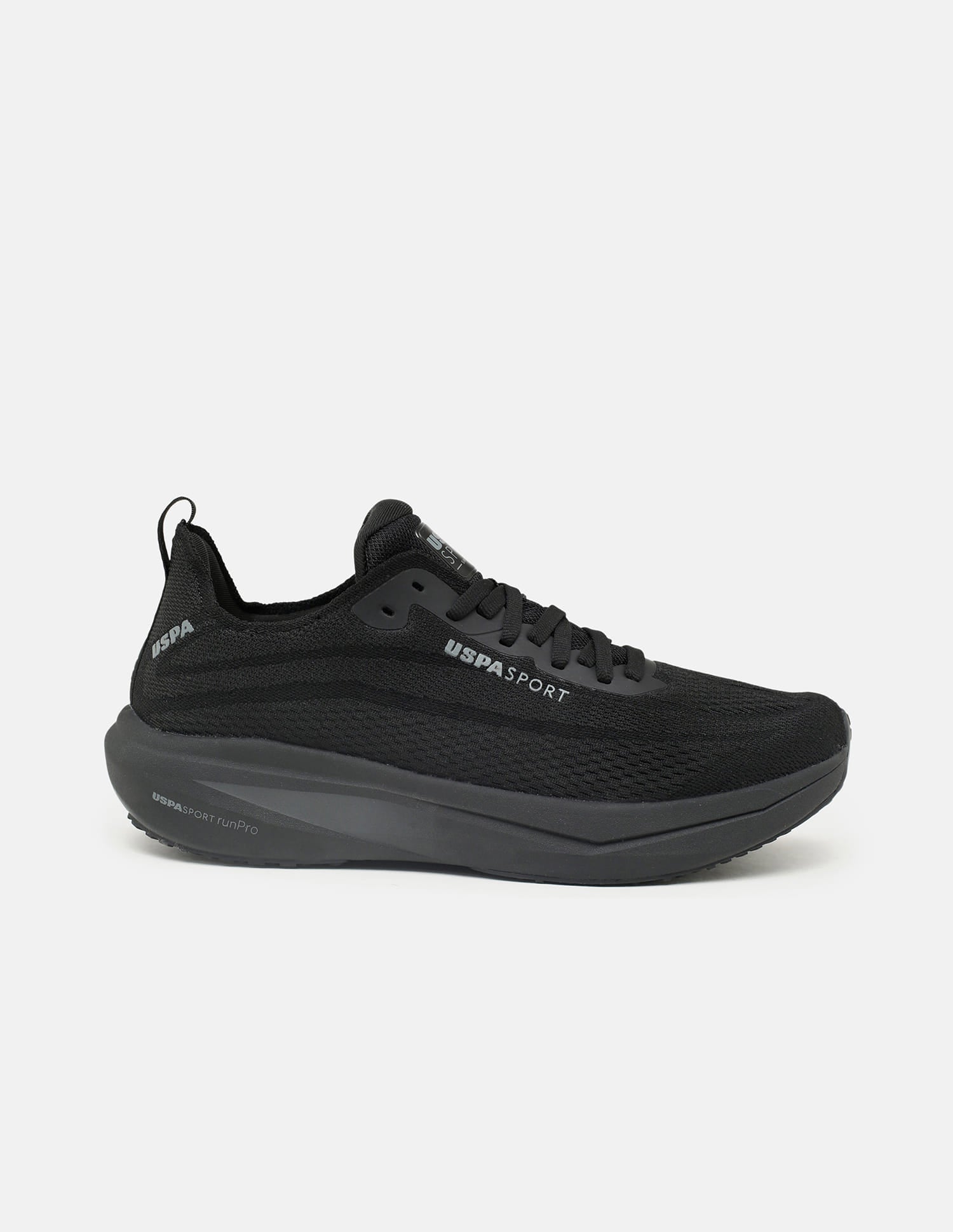 Round Toe Field Pro 4 Sneakers Black - U.S. Polo Assn. India | Large