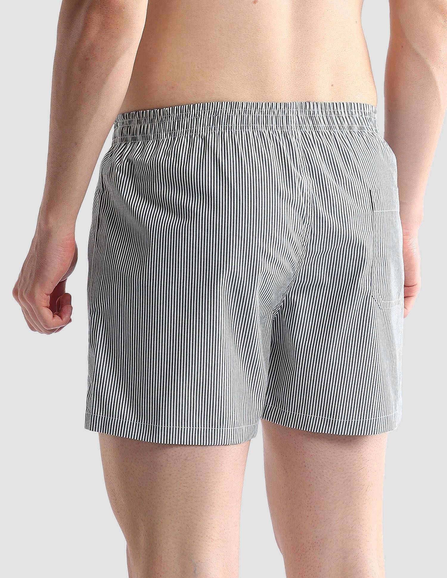 Pure Cotton EX004  Boxer Shorts - Pack of 1 Navy and White - U.S. POLO ASSN. | Large