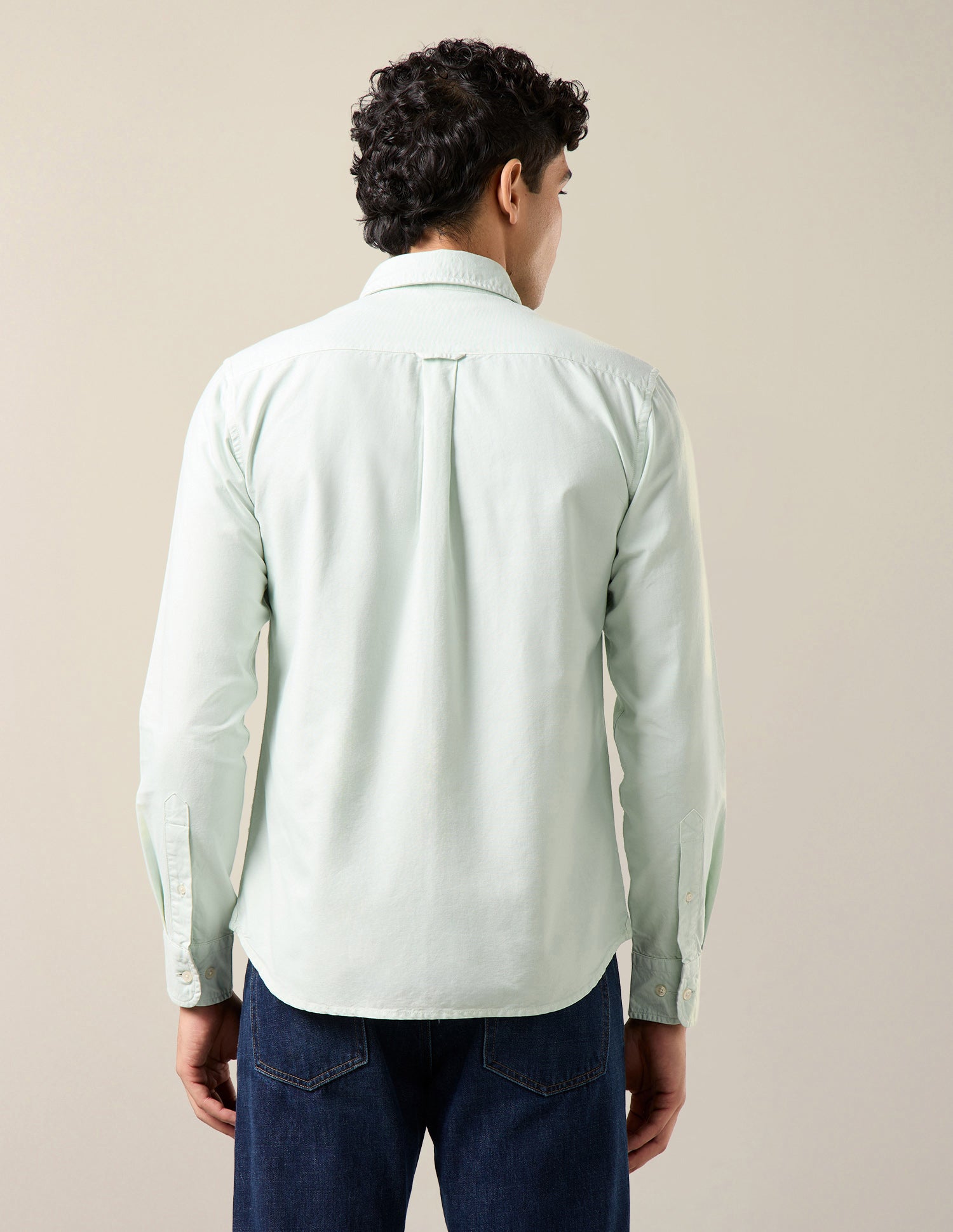 Oxford Regular Fit Shirt Light Green - U.S. Polo Assn. India | Large