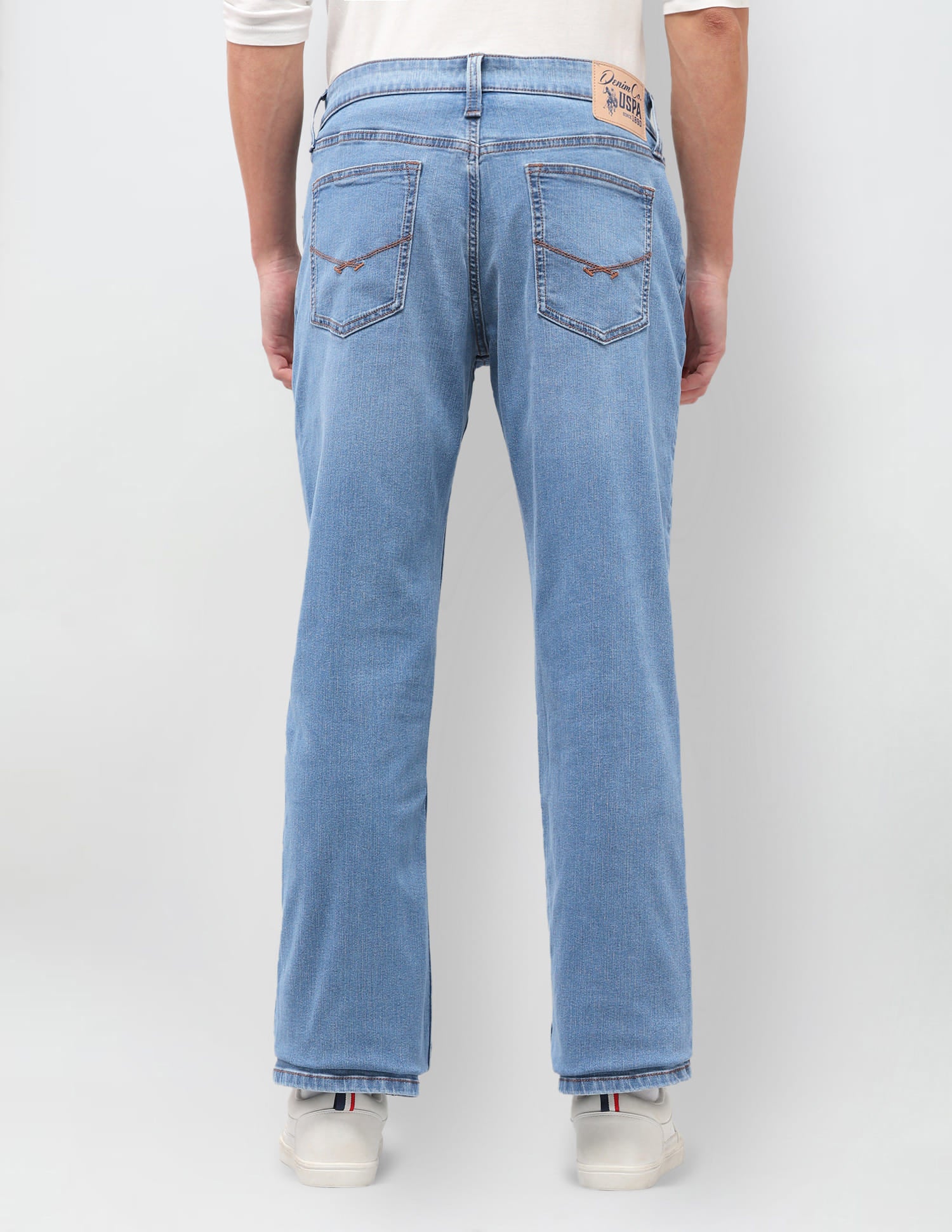 Solid Bootcut Jeans Blue - U.S. Polo Assn. India | Large