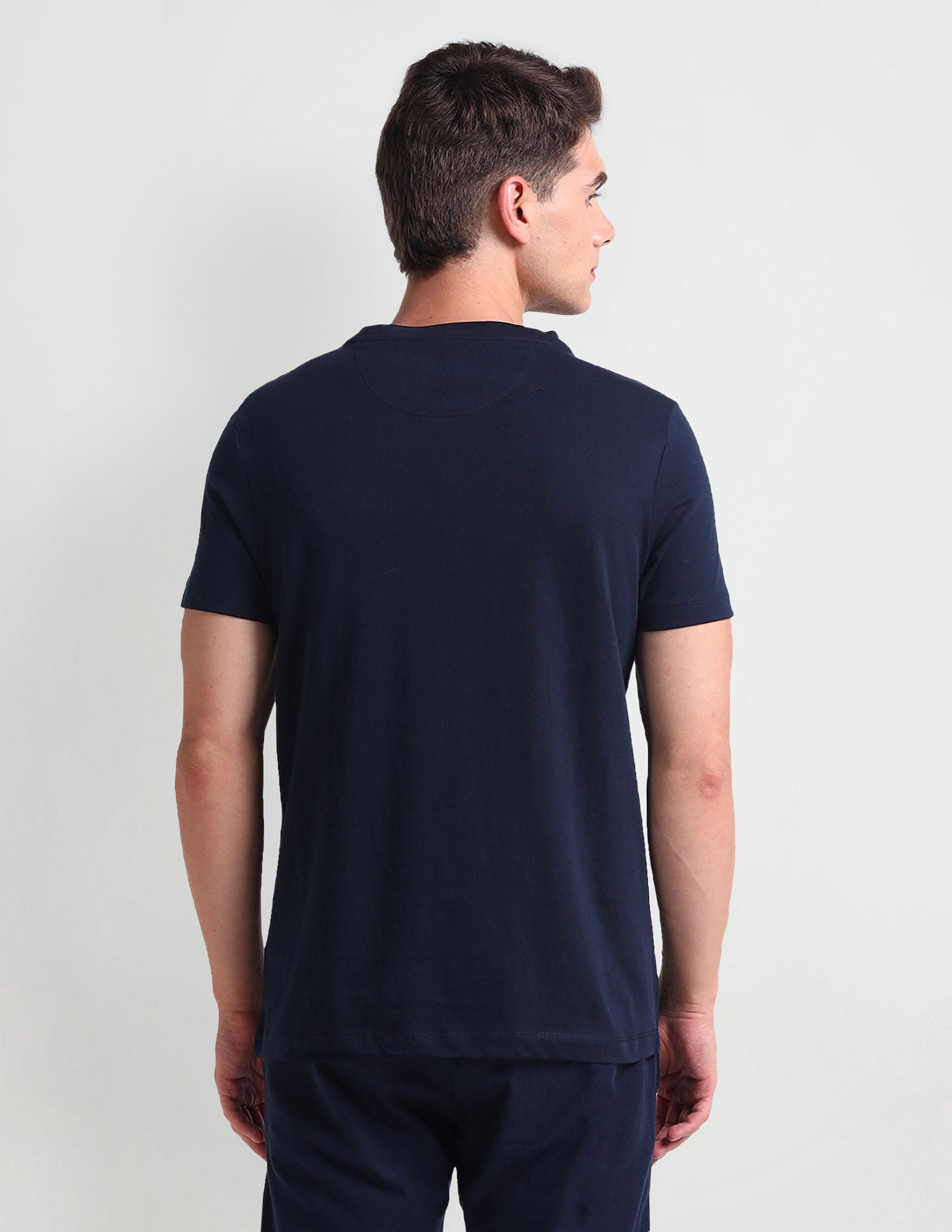 Muscle Fit Cotton T-Shirt Navy - U.S. POLO ASSN. | Large