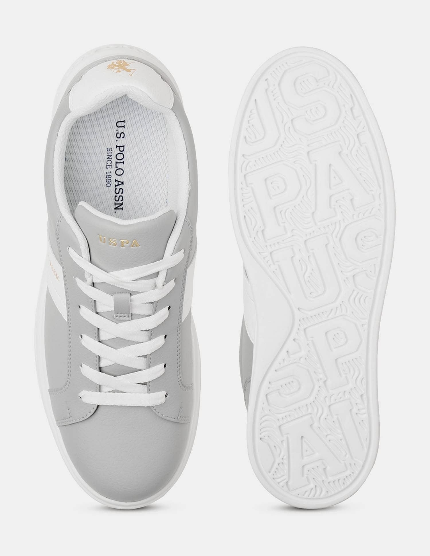 Men Kensy Colour Blocked Sneakers Grey - U.S. POLO ASSN. | Large