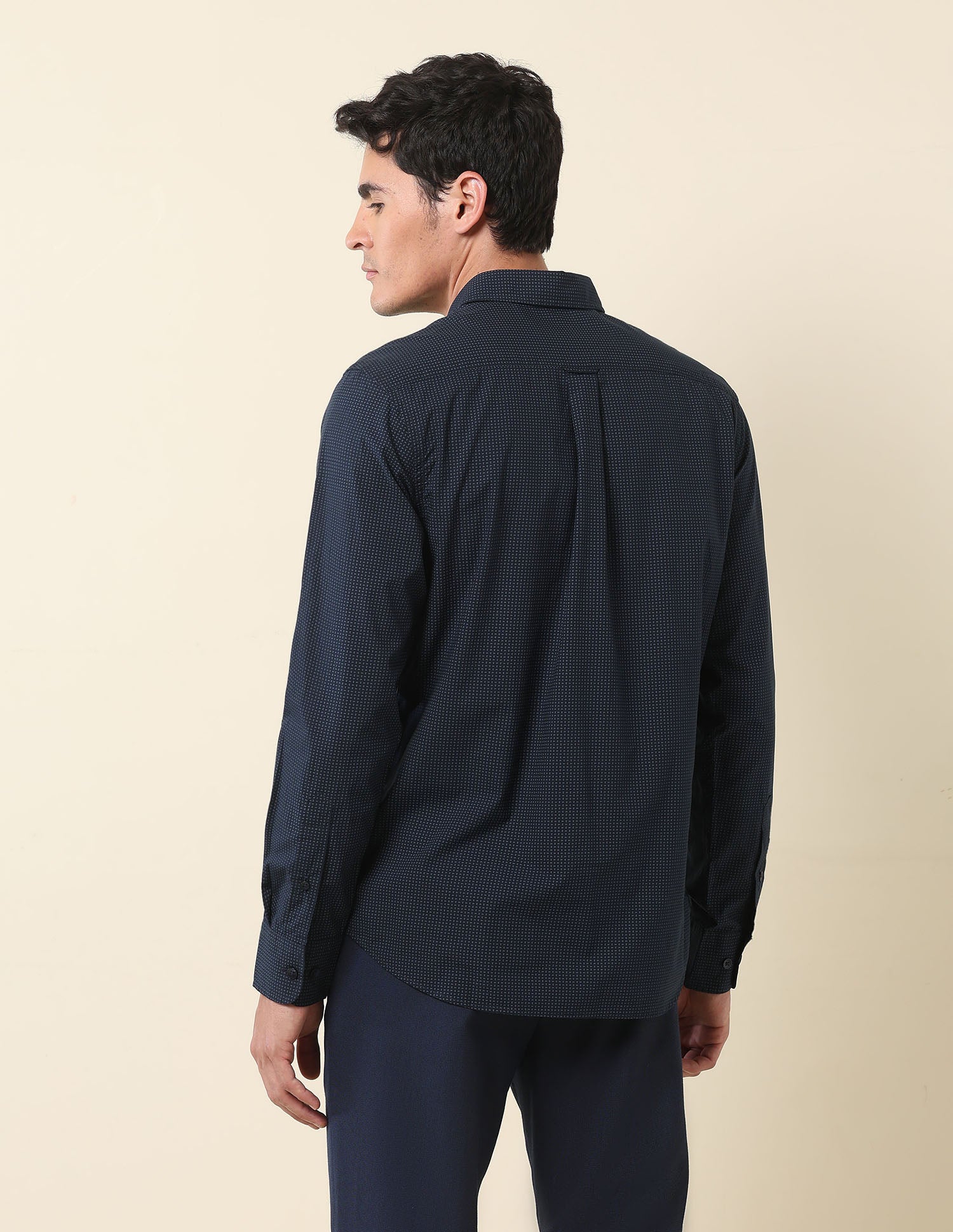 Pure Cotton Paisley Printed Shirt Navy - U.S. Polo Assn. India | Large