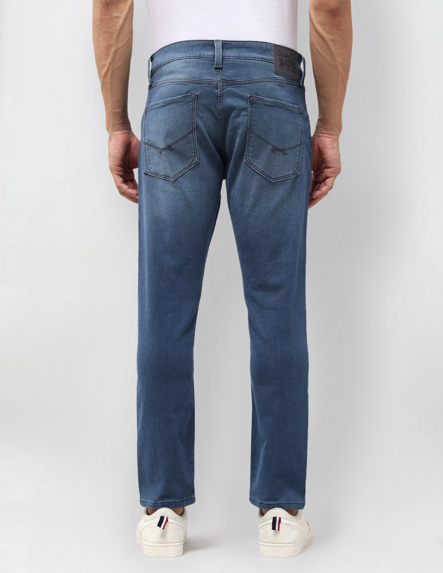 Henry Tapered Fit Blue Jeans Blue - U.S. POLO ASSN. | Large