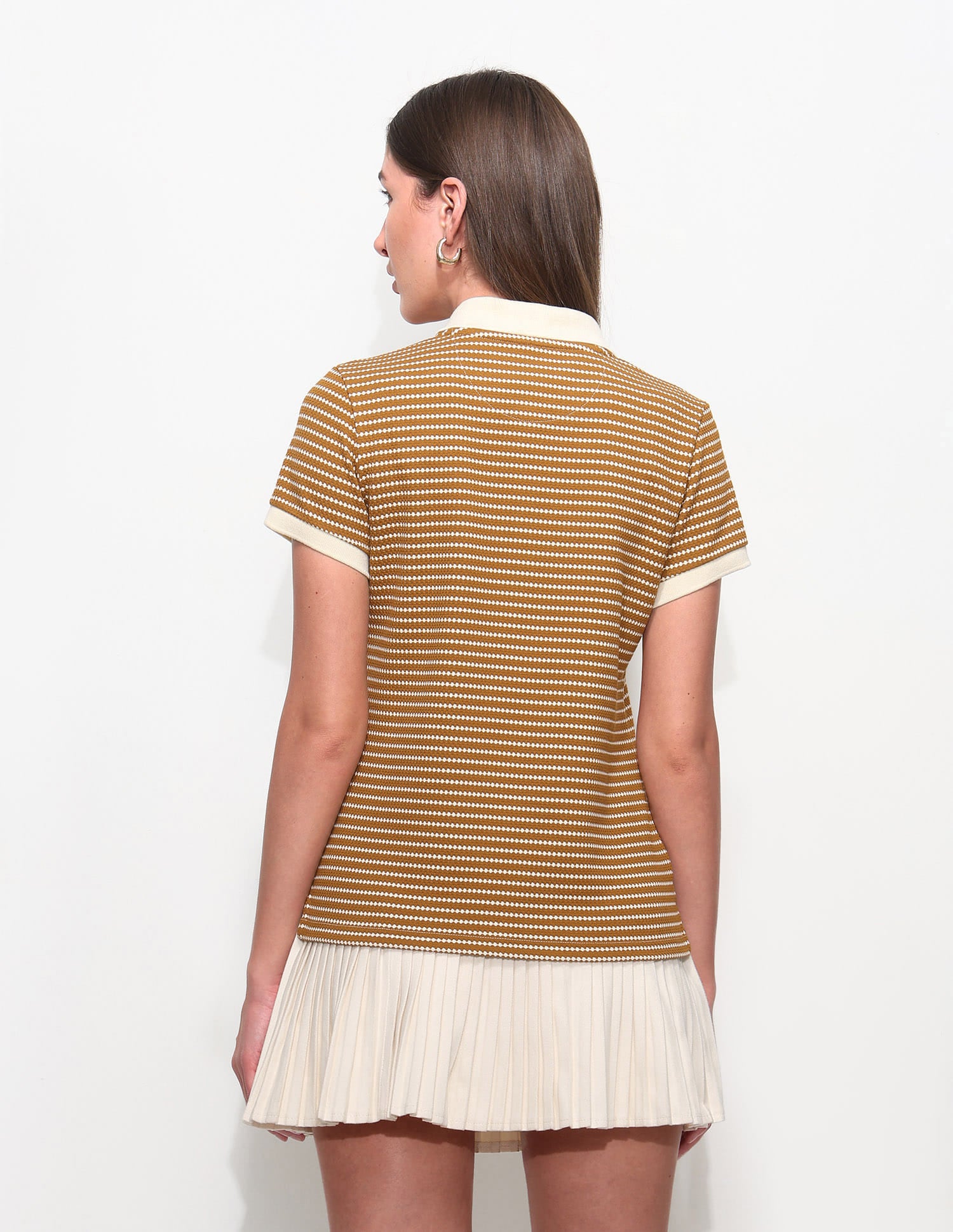 Textured Regular Fit Polo Shirt Yellow - U.S. Polo Assn. India | Large