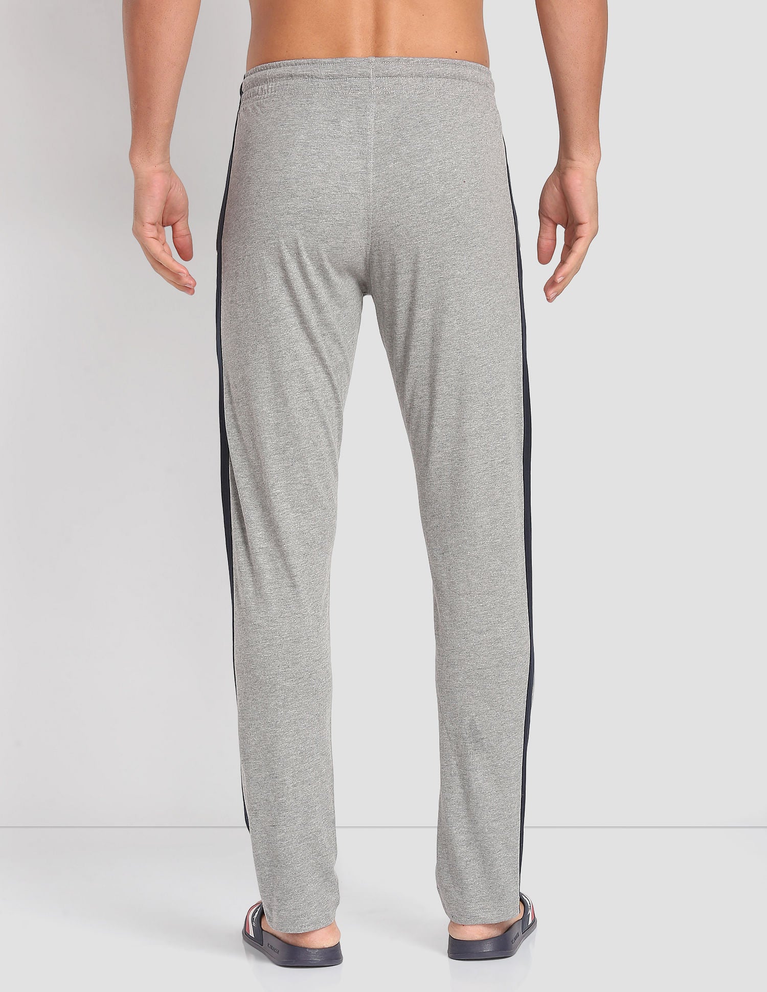 Comfort Fit Cotton Polyester I669 Lounge Track Pants - Pack Of 1 Grey - U.S. POLO ASSN. | Large