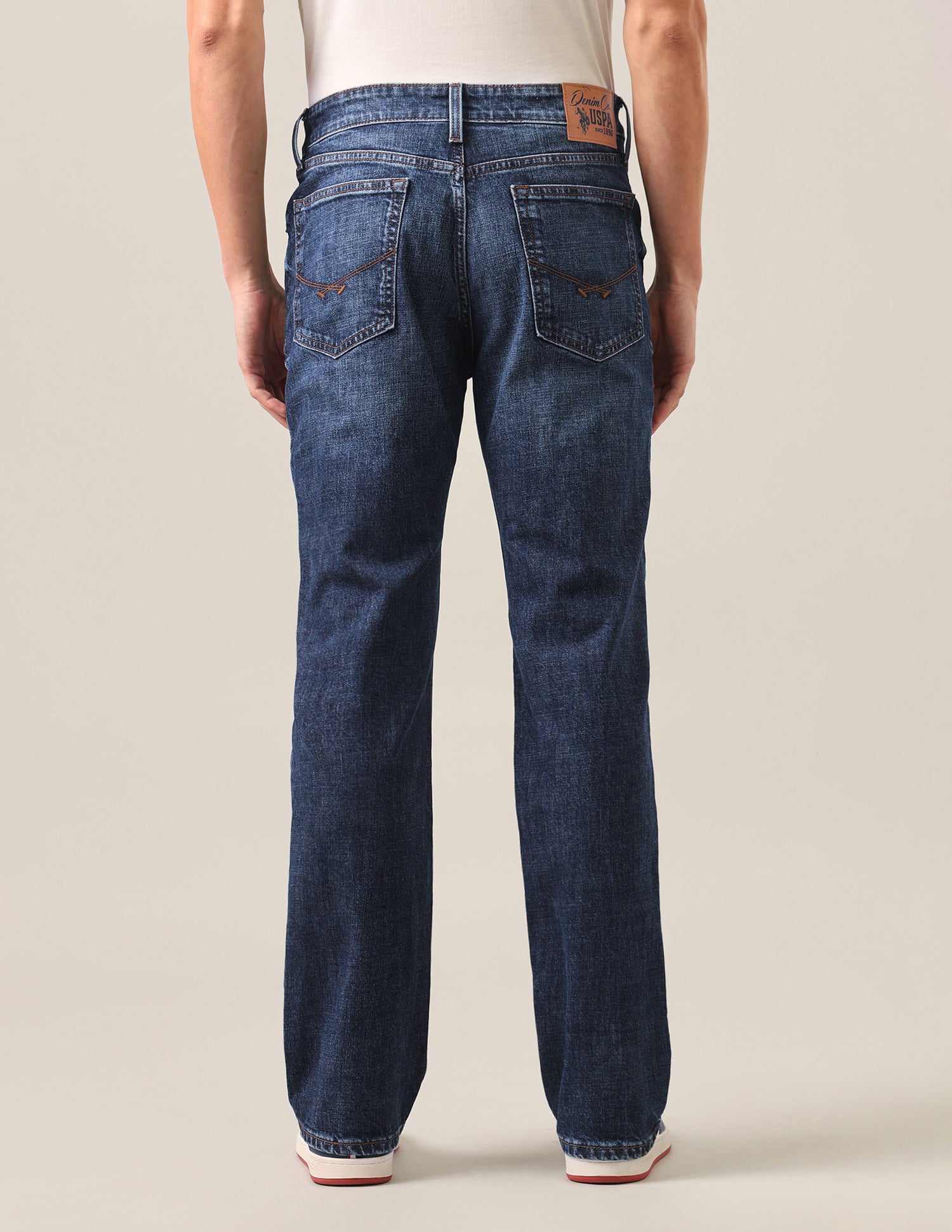 Connor Bootcut Fit Blue Jeans Dark Blue - U.S. Polo Assn. India | Large