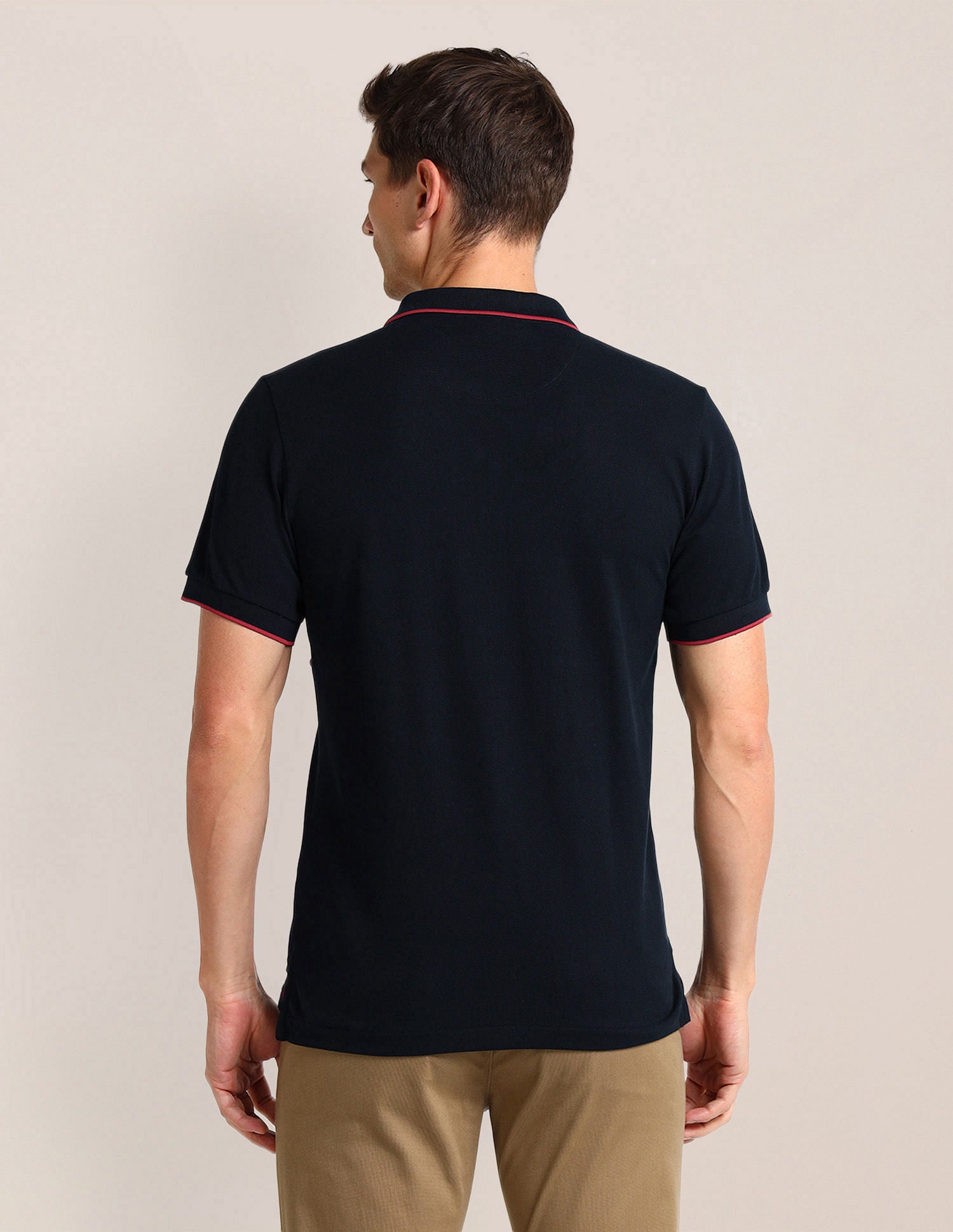 Slim Fit Logo Polo Shirt Blue - U.S. POLO ASSN. | Large