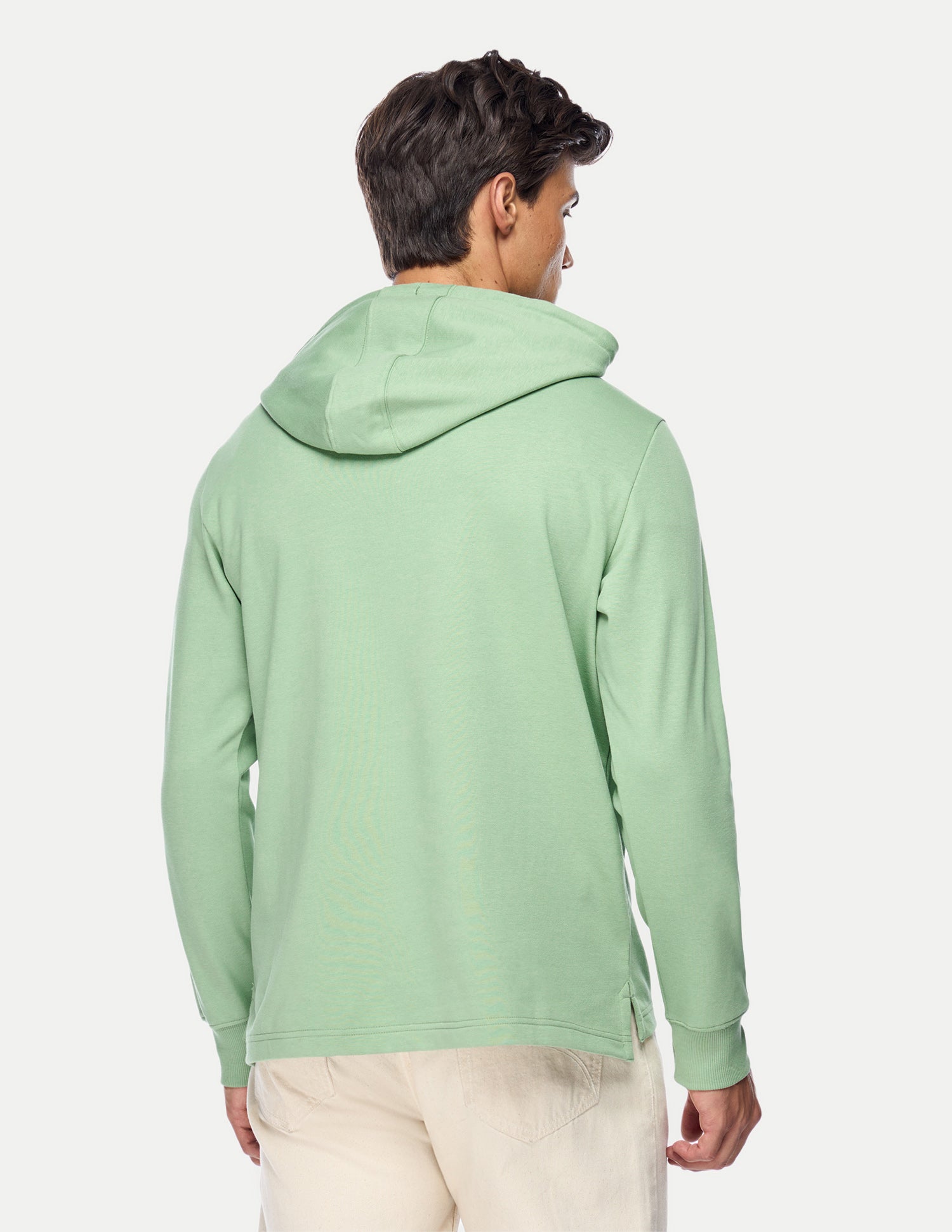 Solid Regular Fit Sweatshirt Light Green - U.S. Polo Assn. India | Large