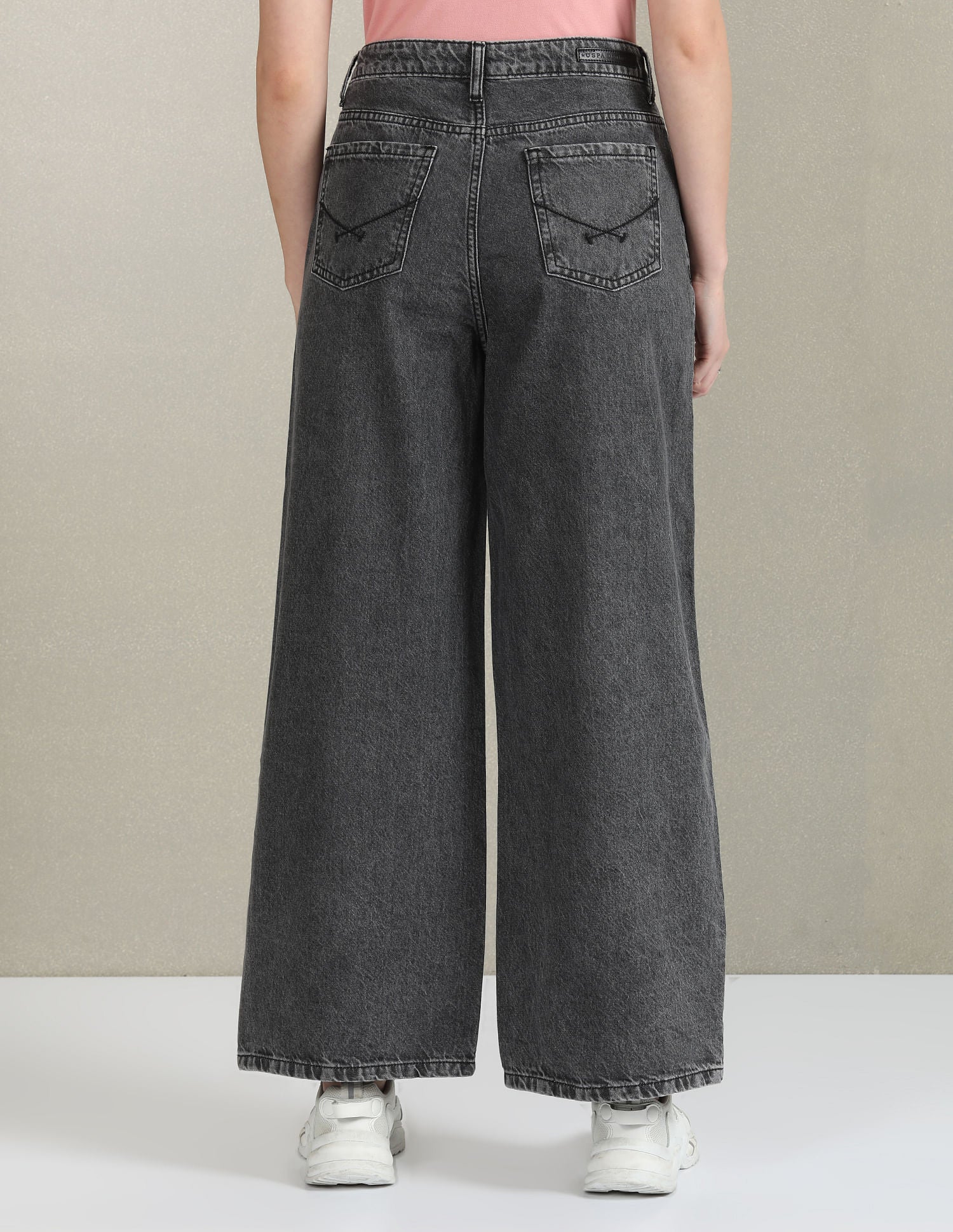 Mid Rise Rinsed Jeans Grey - U.S. POLO ASSN. | Large