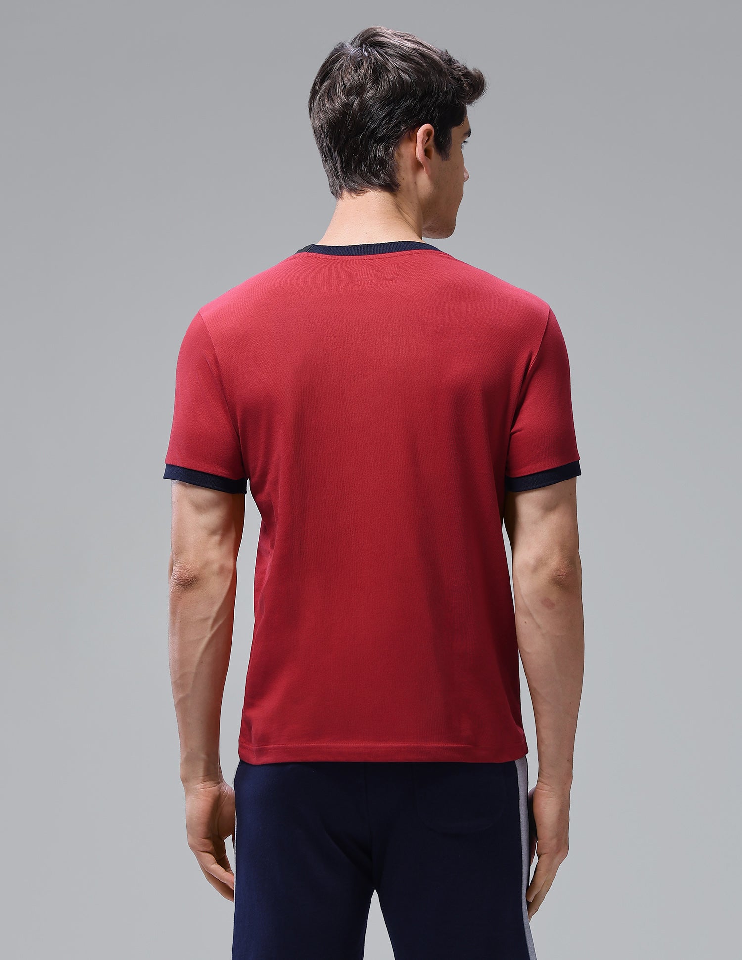 Brand Printed Regular Fit Loungewear T-Shirt Chilli Pepper - U.S. Polo Assn. India | Large