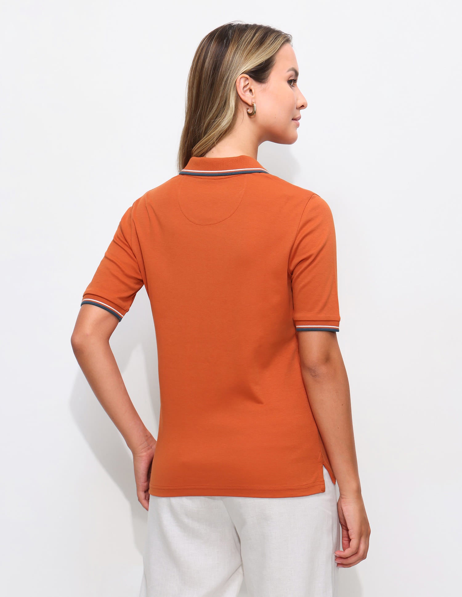 Solid Regular Fit Polo Shirt Rust - U.S. Polo Assn. India | Large